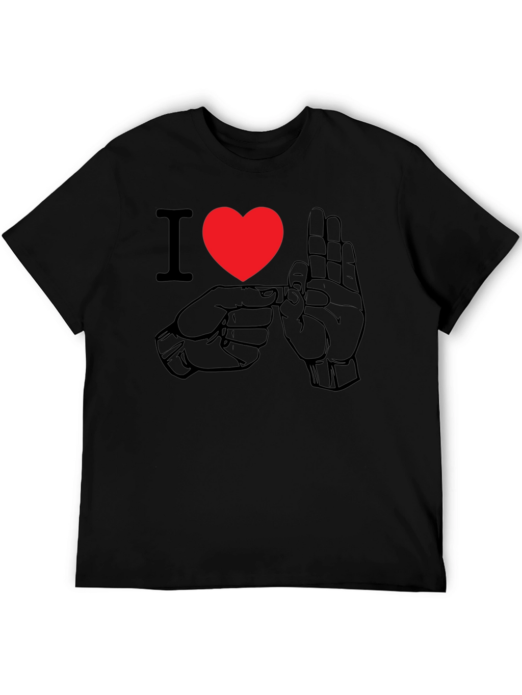 I Love Sign Language Funny T-Shirt
