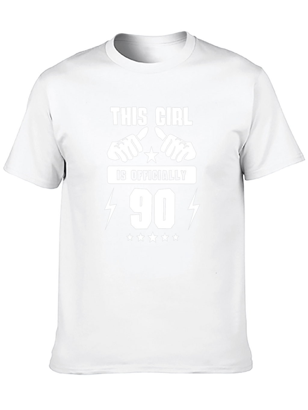 This Girl is Officially 90 T-Shirt Birthday Gift