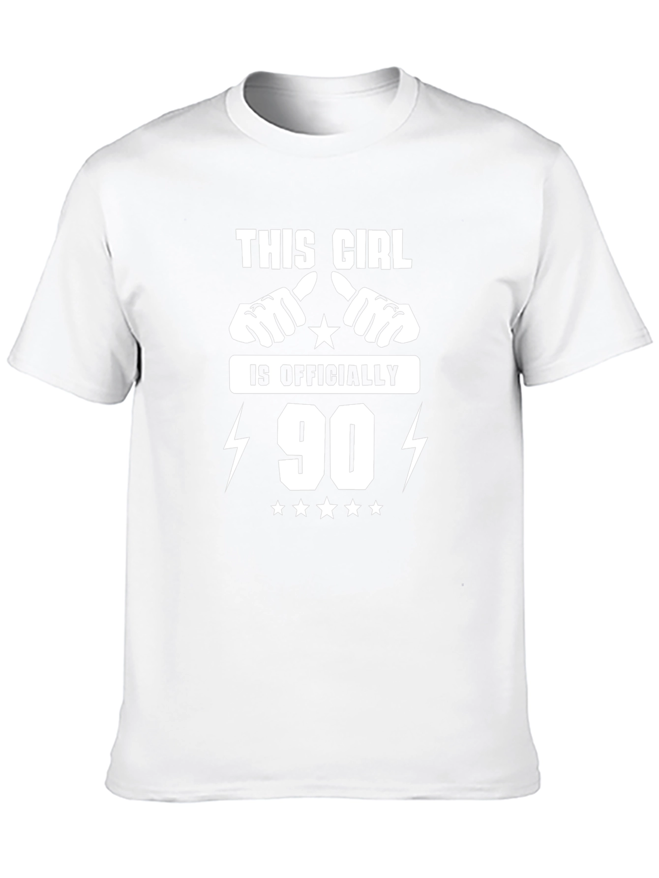 This Girl is Officially 90 T-Shirt Birthday Gift