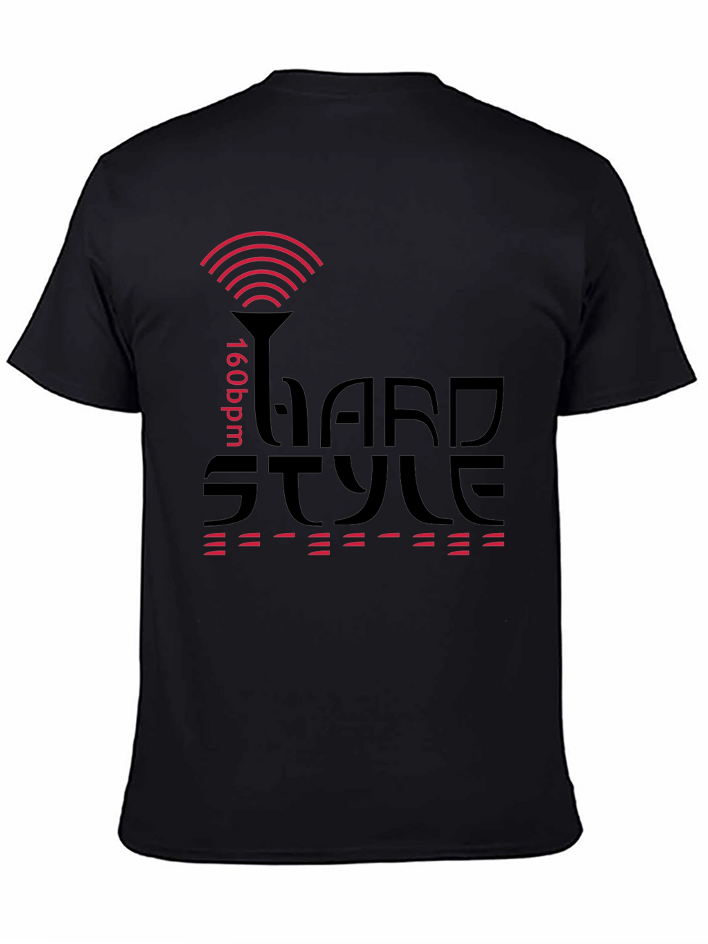 Hardstyle 160 BPM T-Shirt - Black EDM Rave Tee