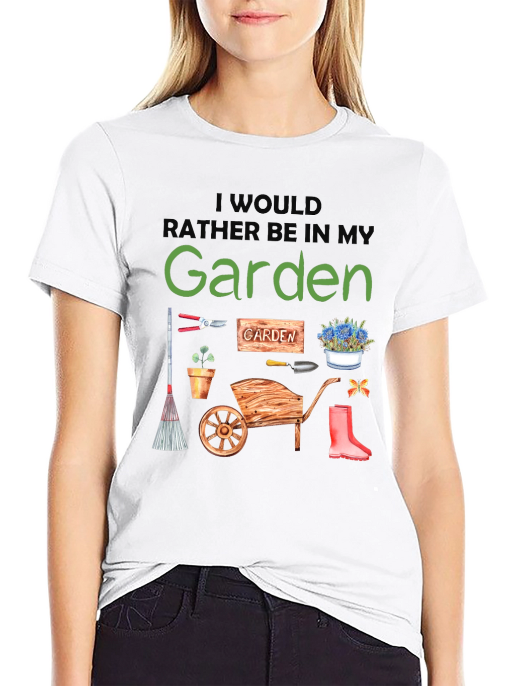 Id Rather Be In My Garden T-Shirt