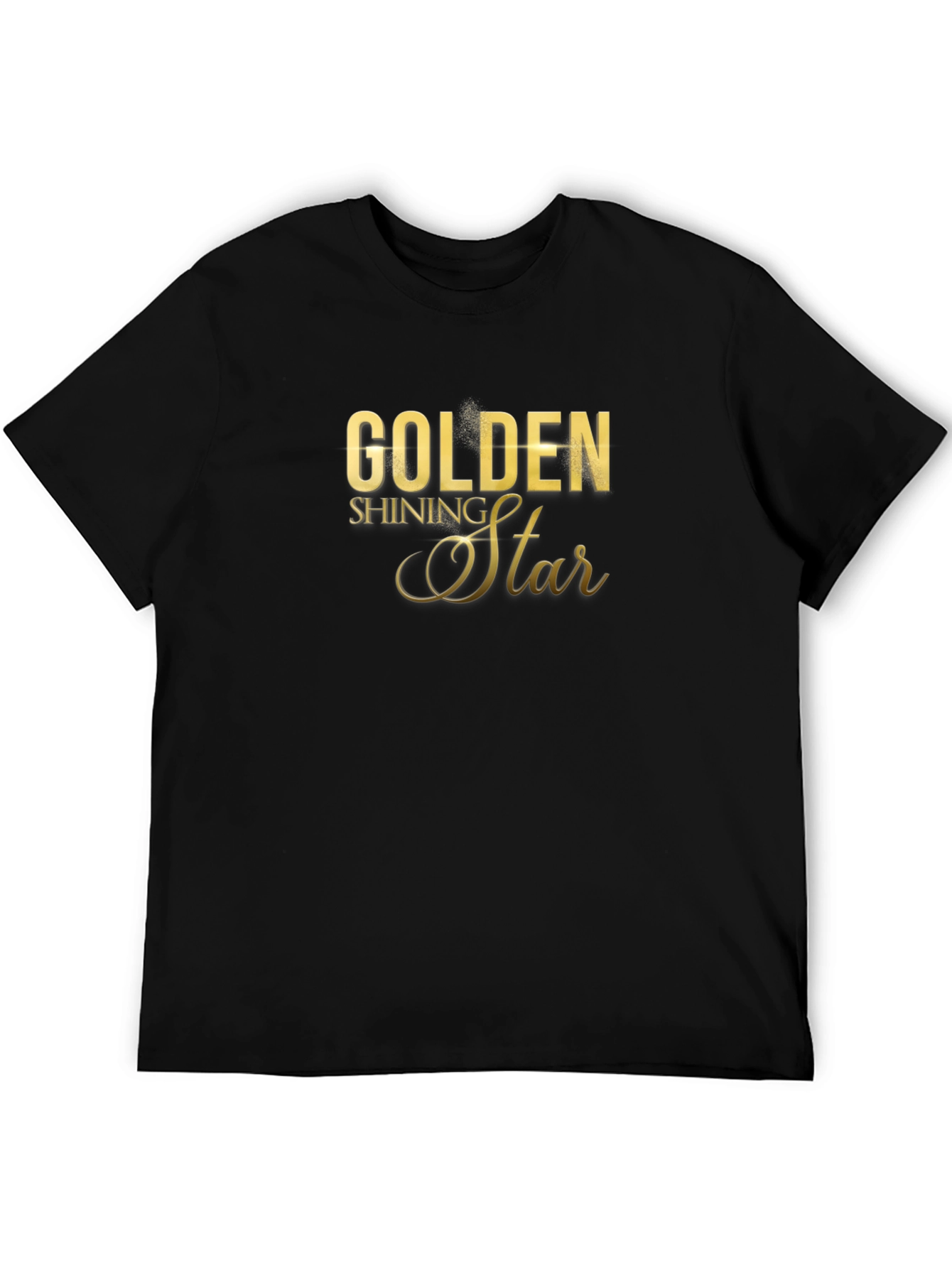 Golden Shining Star Graphic T-Shirt