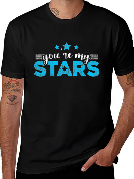 Youre My Stars T-Shirt - Graphic Print Crew Neck Tee