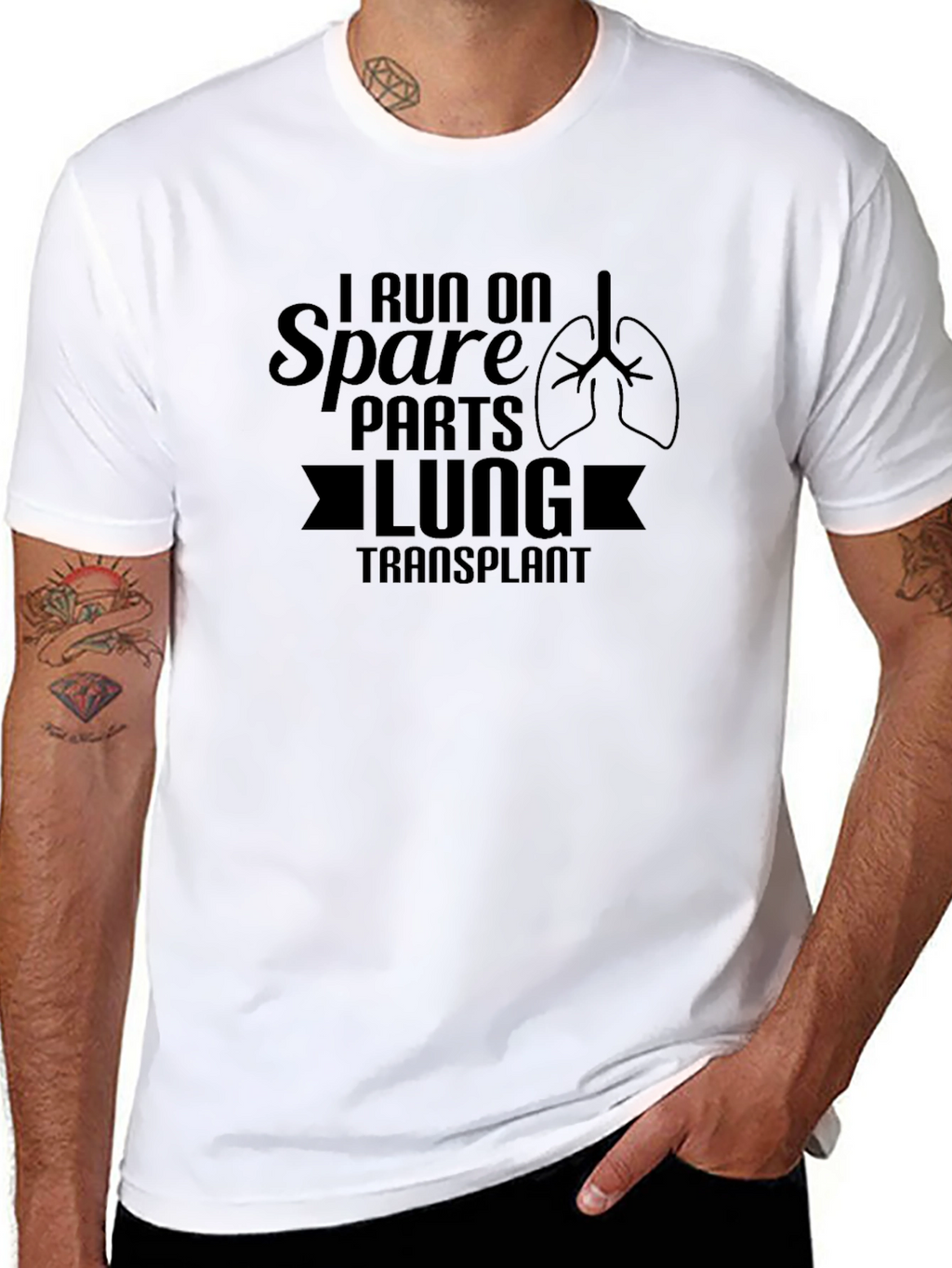 Spare Parts Lung Transplant Black T-Shirt