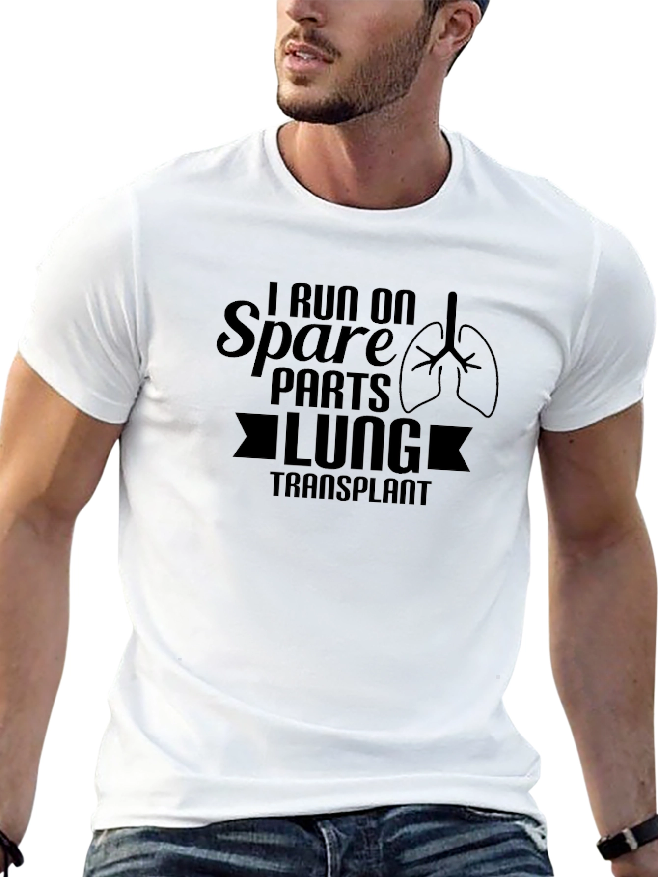 Spare Parts Lung Transplant Black T-Shirt