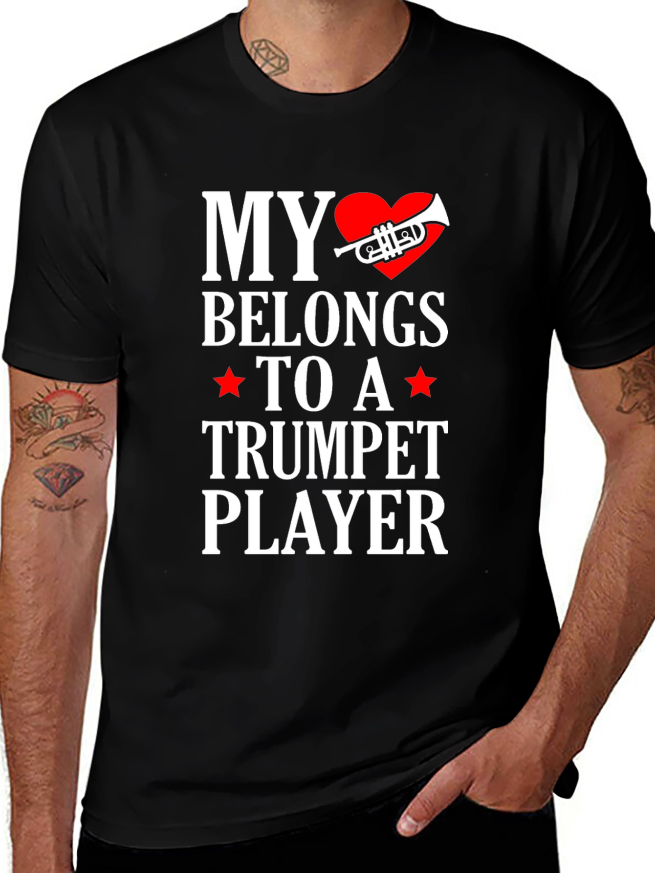 My Heart Belongs to a Trumpet Player T-Shirt