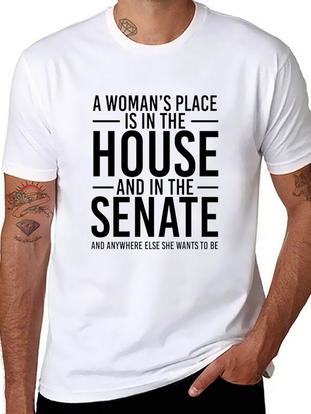 A Womans Place T-Shirt: House & Senate