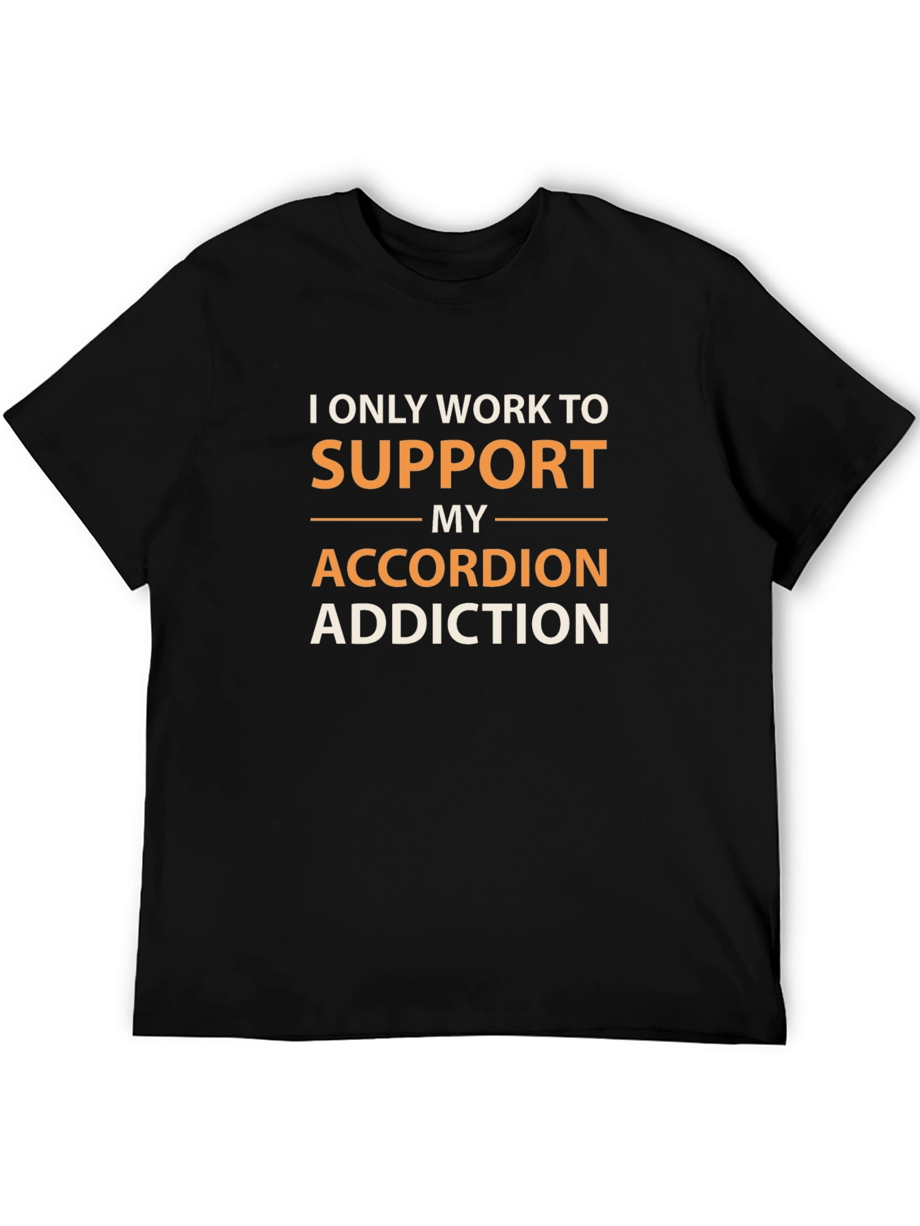 Accordion Addiction T-Shirt - Funny Musician Tee
