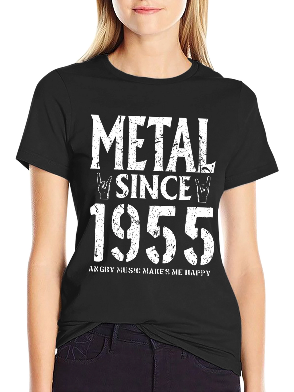 Metal Since 1955 Graphic Tee - Rock Fan T-Shirt
