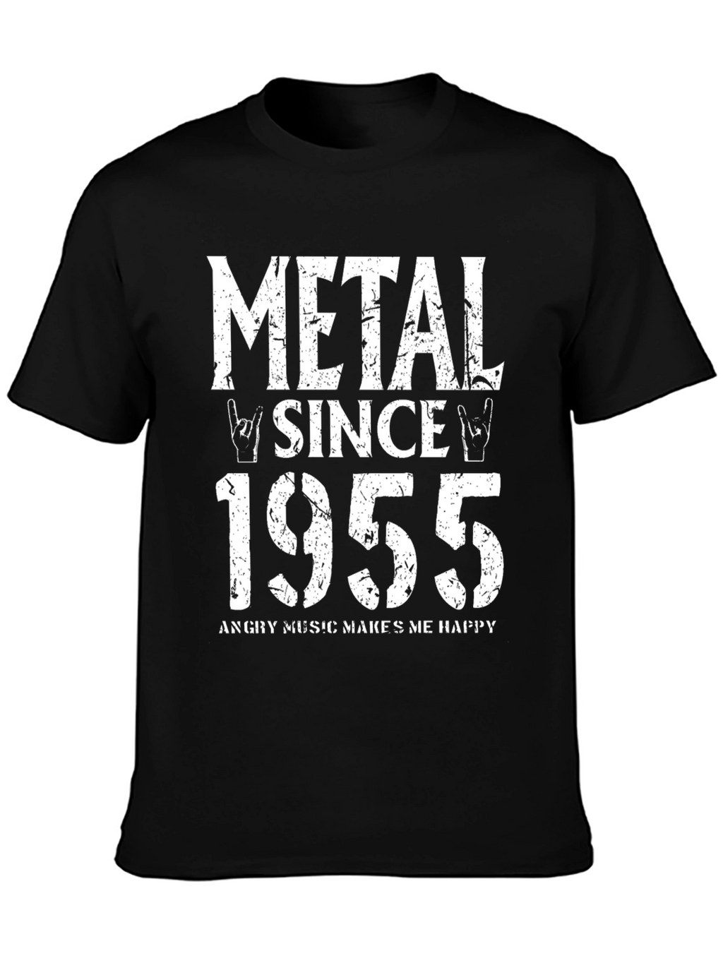 Metal Since 1955 Graphic Tee - Rock Fan T-Shirt