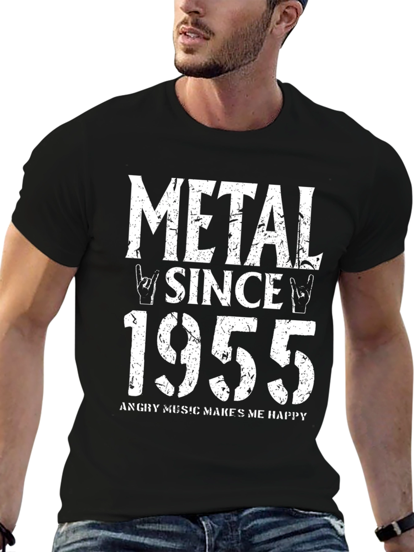 Metal Since 1955 Graphic Tee - Rock Fan T-Shirt