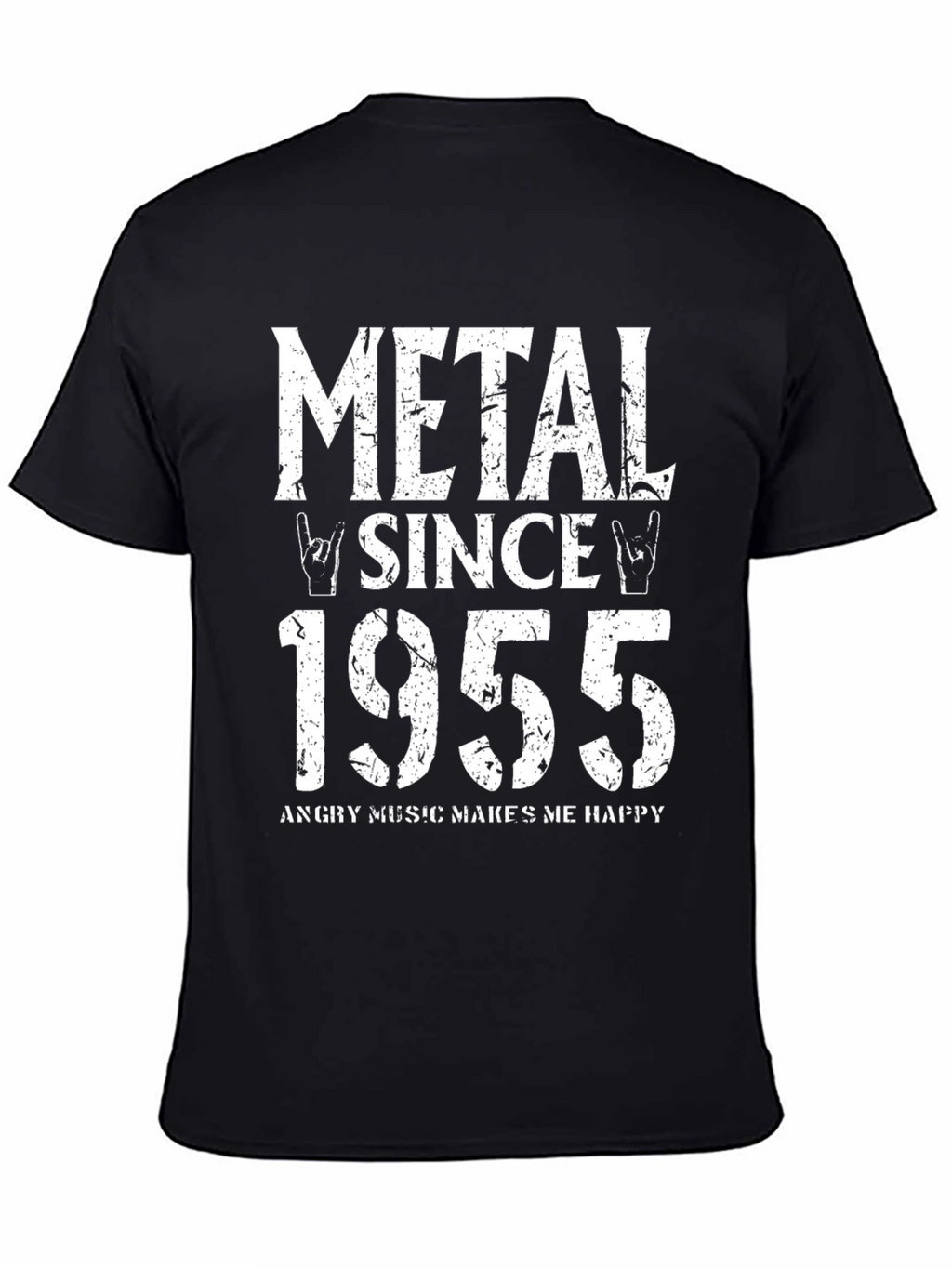 Metal Since 1955 Graphic Tee - Rock Fan T-Shirt