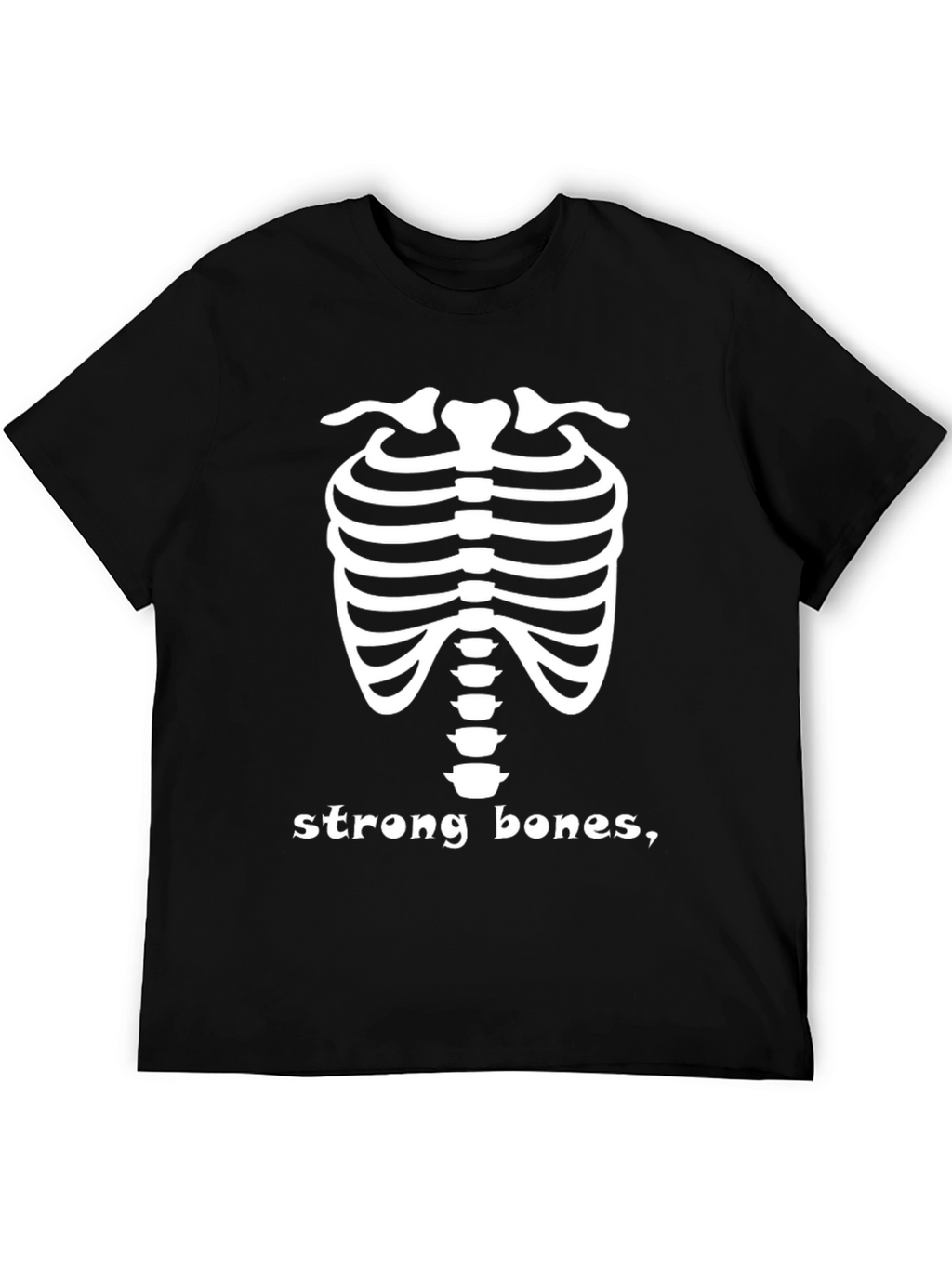 Strong Bones Skeleton Tee - Adult Humor T-Shirt