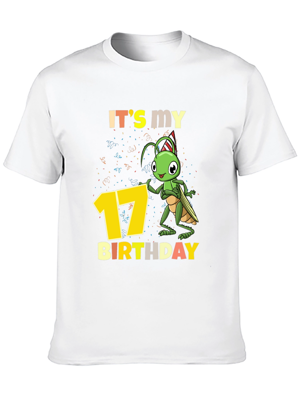 Its My 17th Birthday Grasshopper T-Shirt