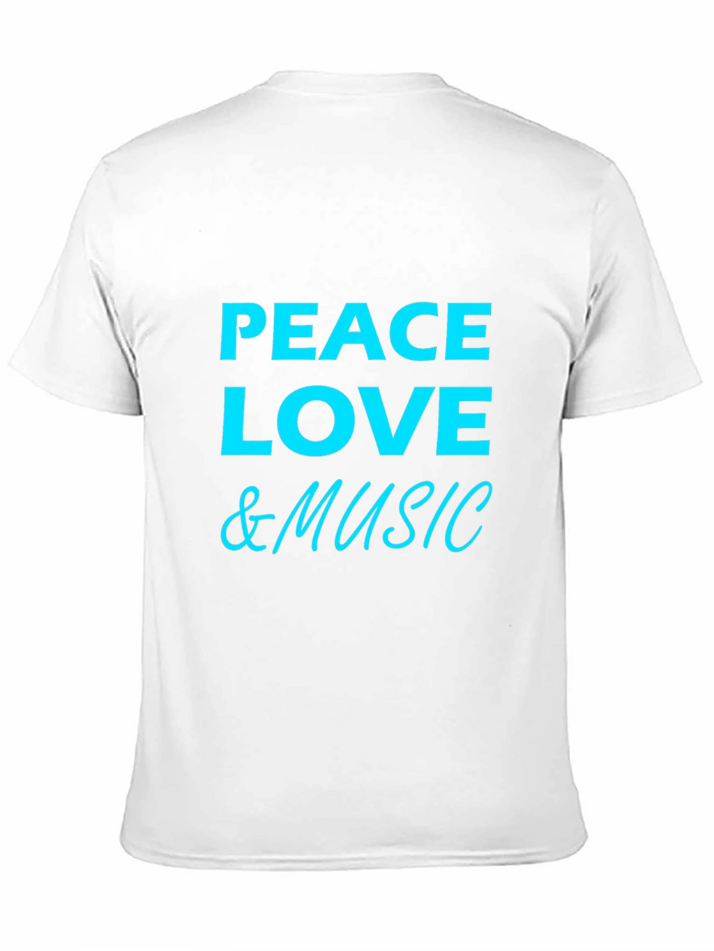Peace Love & Music Graphic T-Shirt