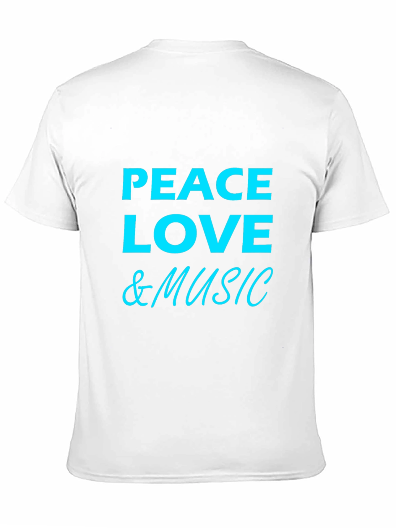 Peace Love & Music Graphic T-Shirt