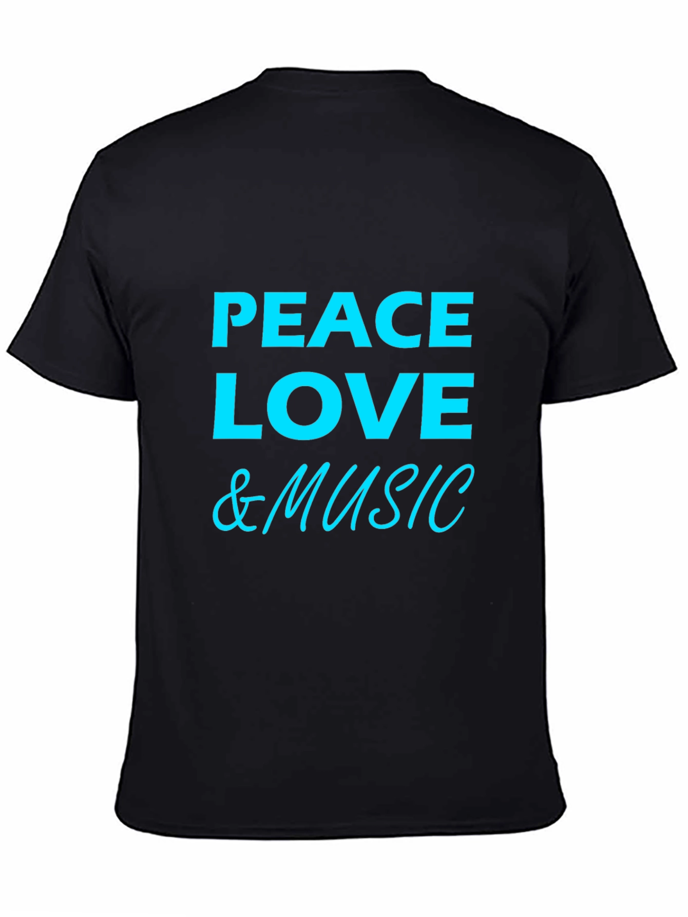 Peace Love & Music Graphic T-Shirt