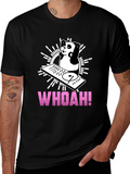 DJ Panda Graphic Tee - Black Cotton T-Shirt