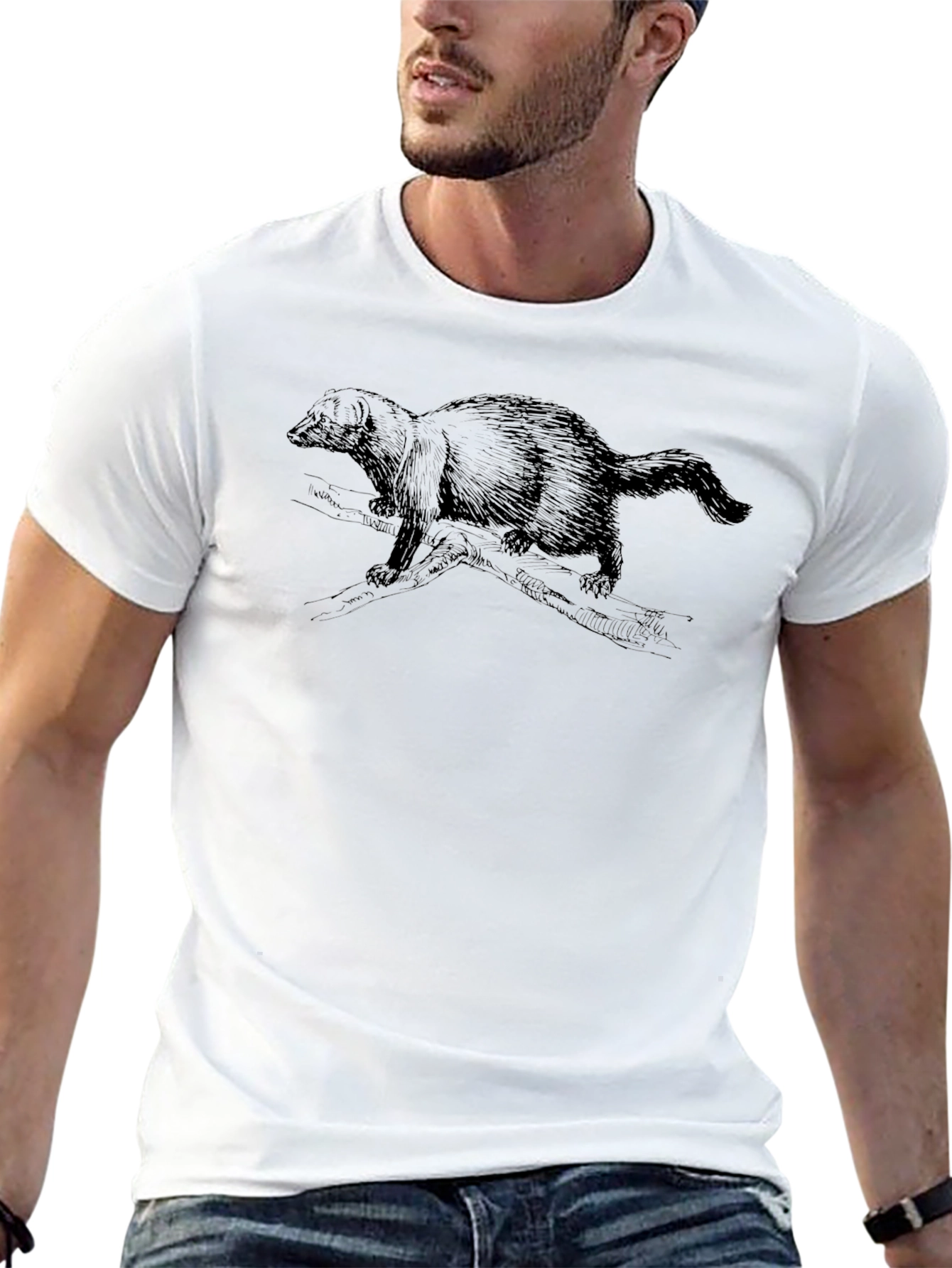 Marten Graphic Tee - Black Unisex T-Shirt