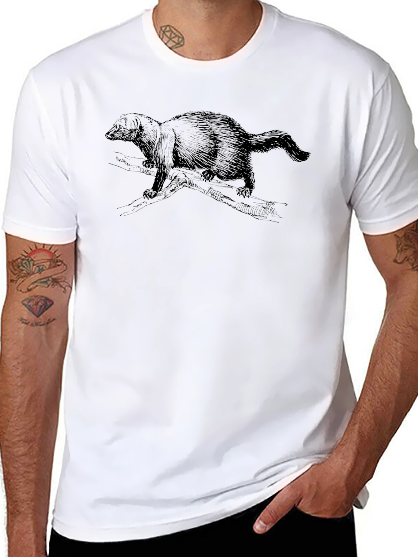 Marten Graphic Tee - Black Unisex T-Shirt