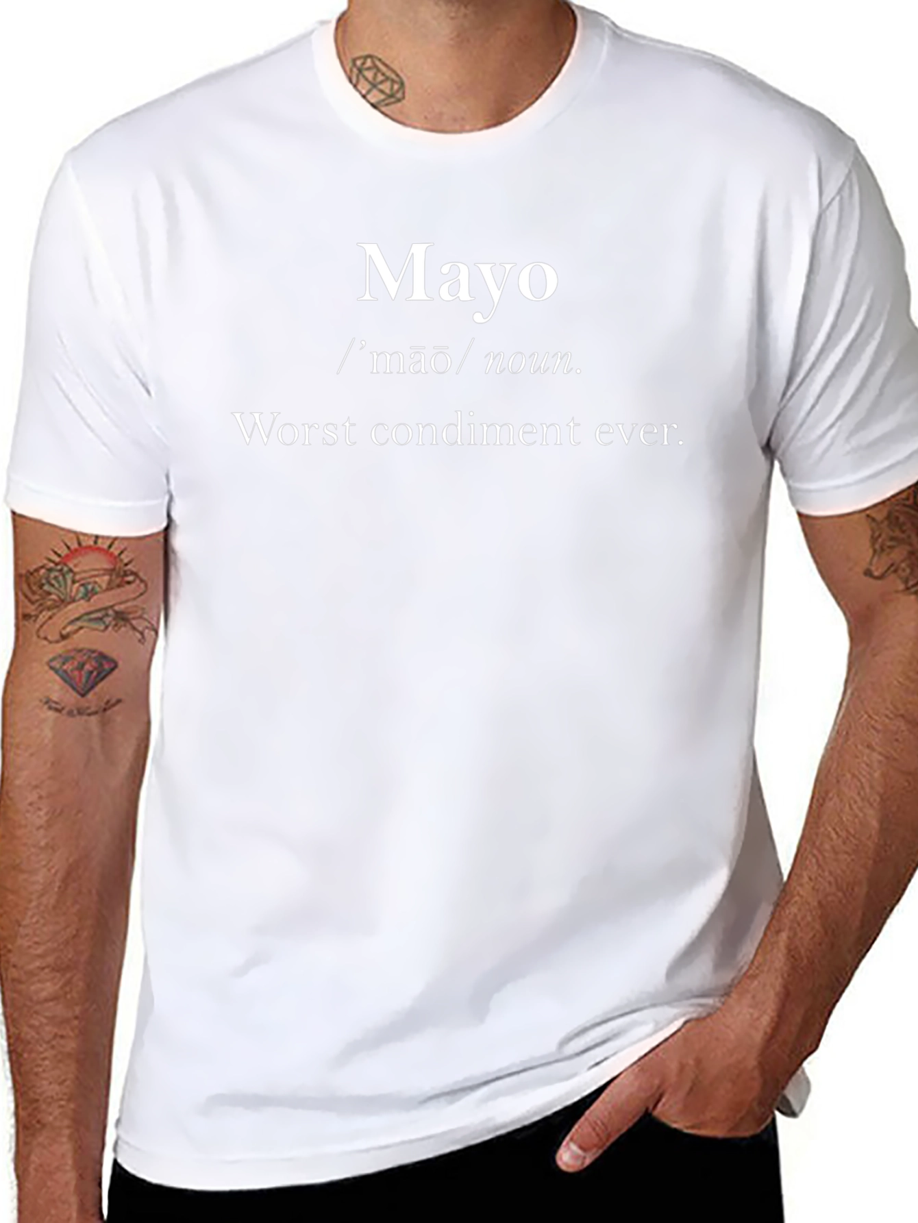 Mayo Hater T-Shirt - Condiment Humor Tee