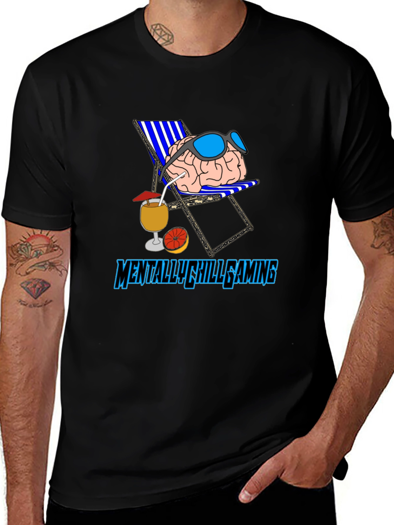 Mentally Chill Gaming Graphic T-Shirt