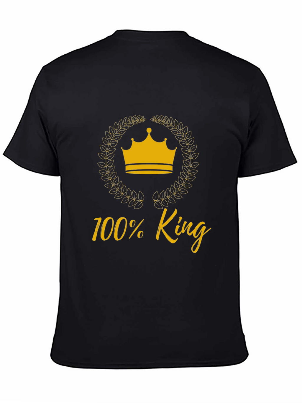 100% King Graphic Tee - Black T-Shirt