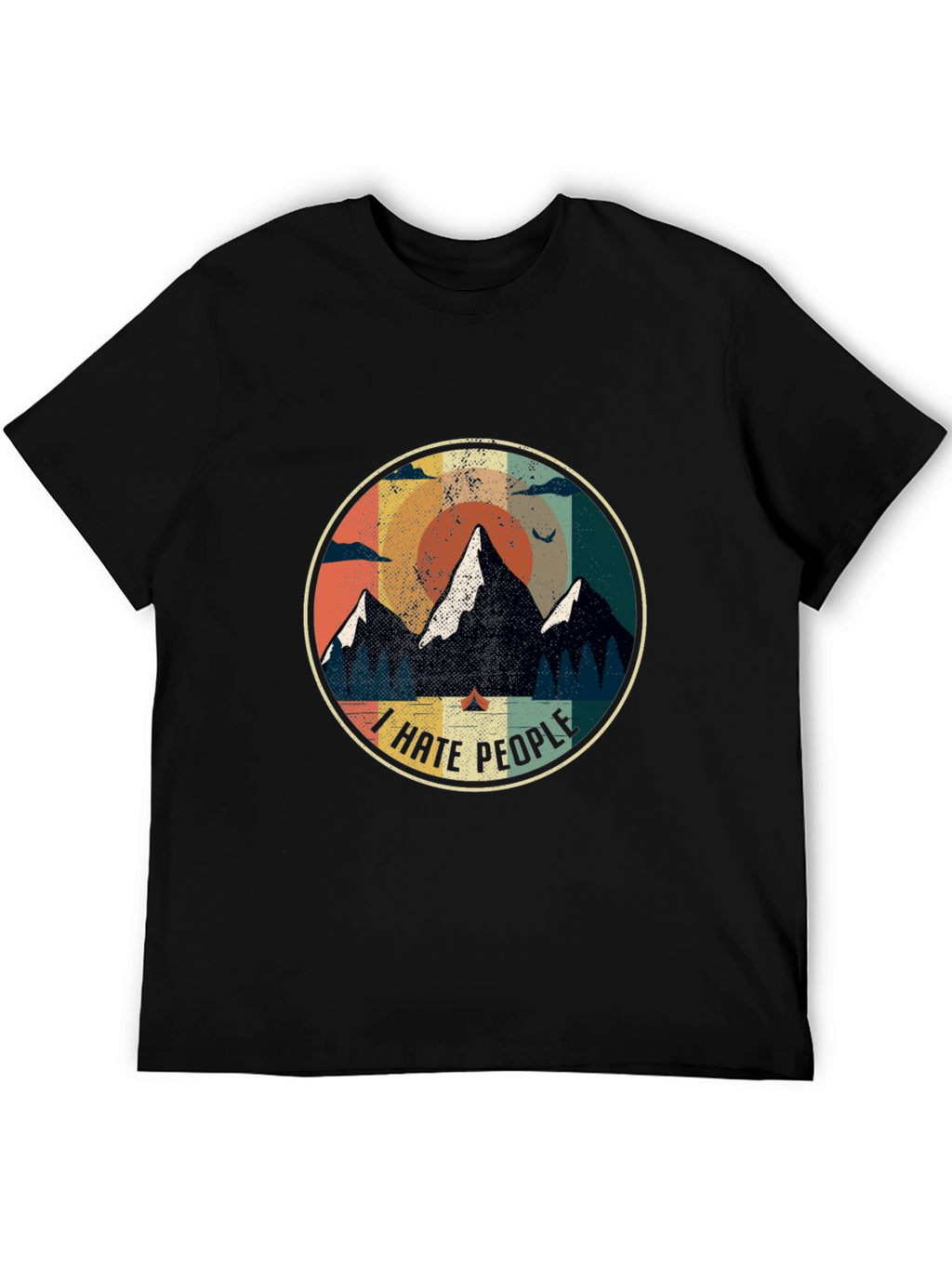 I Hate People Camping Graphic Tee