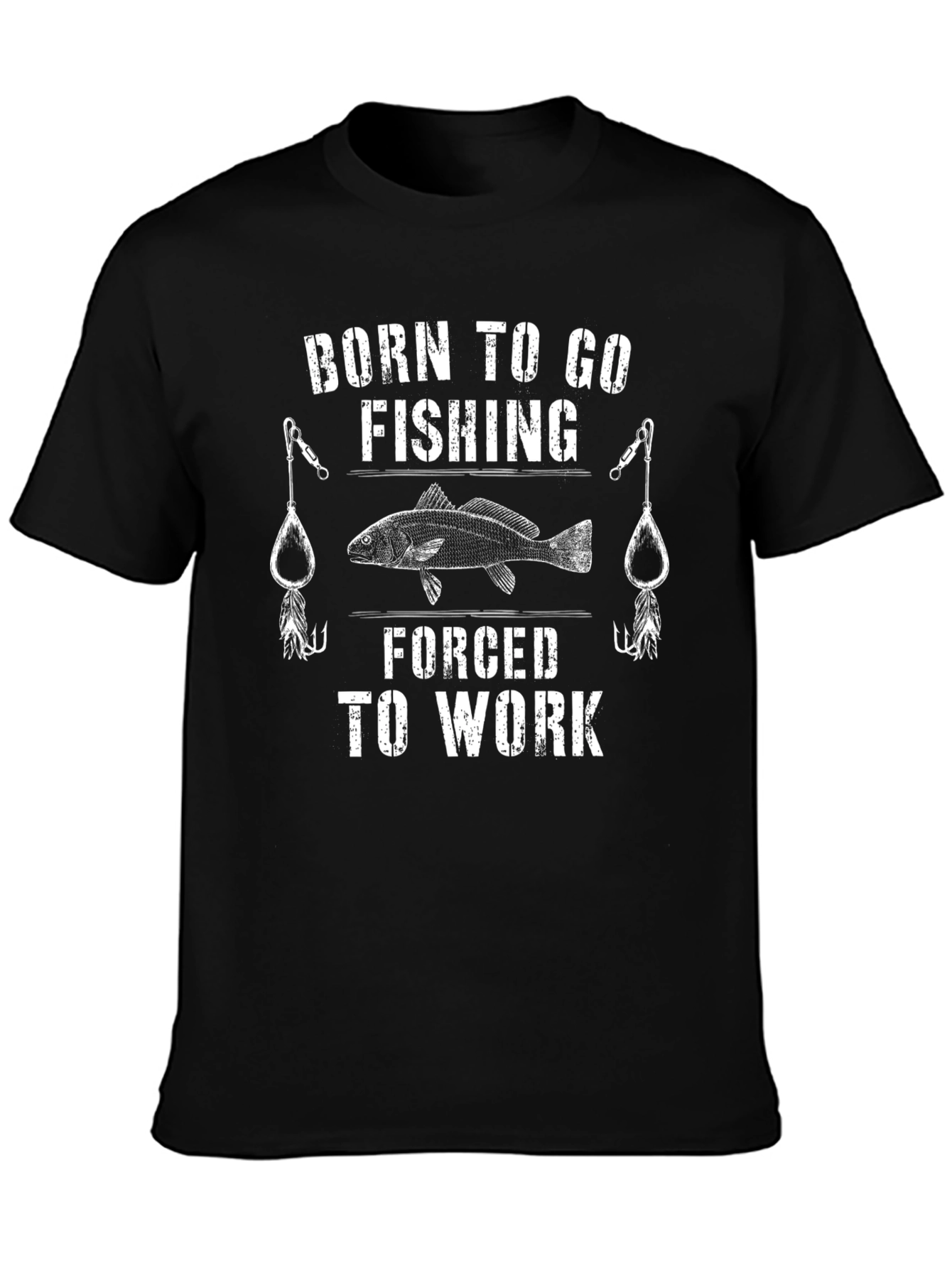 Born to Go Fishing Mens Tee