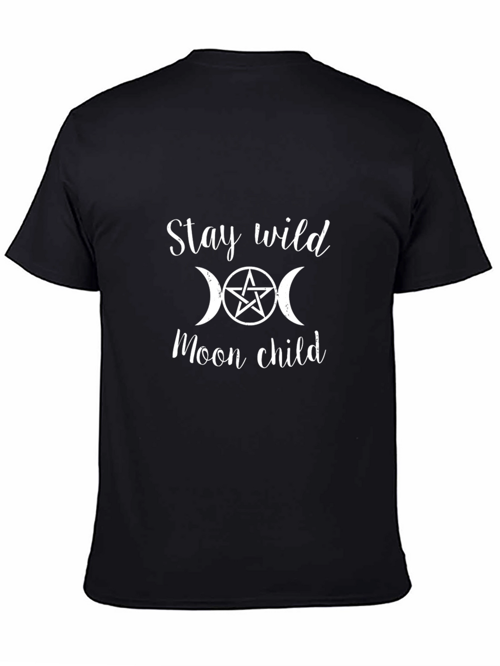 Stay Wild Moon Child Graphic Tee - Black