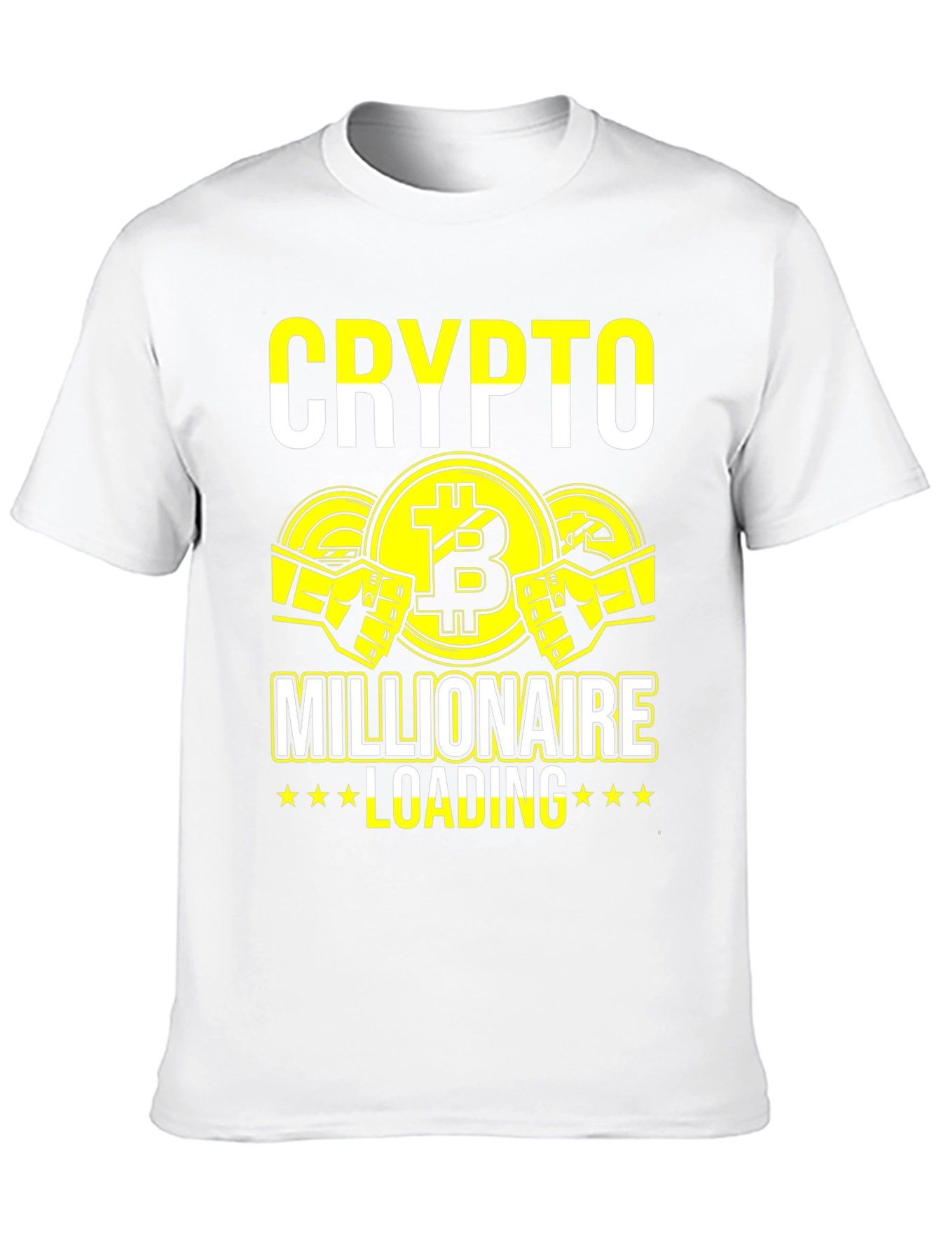 Crypto Millionaire Loading Graphic T-Shirt
