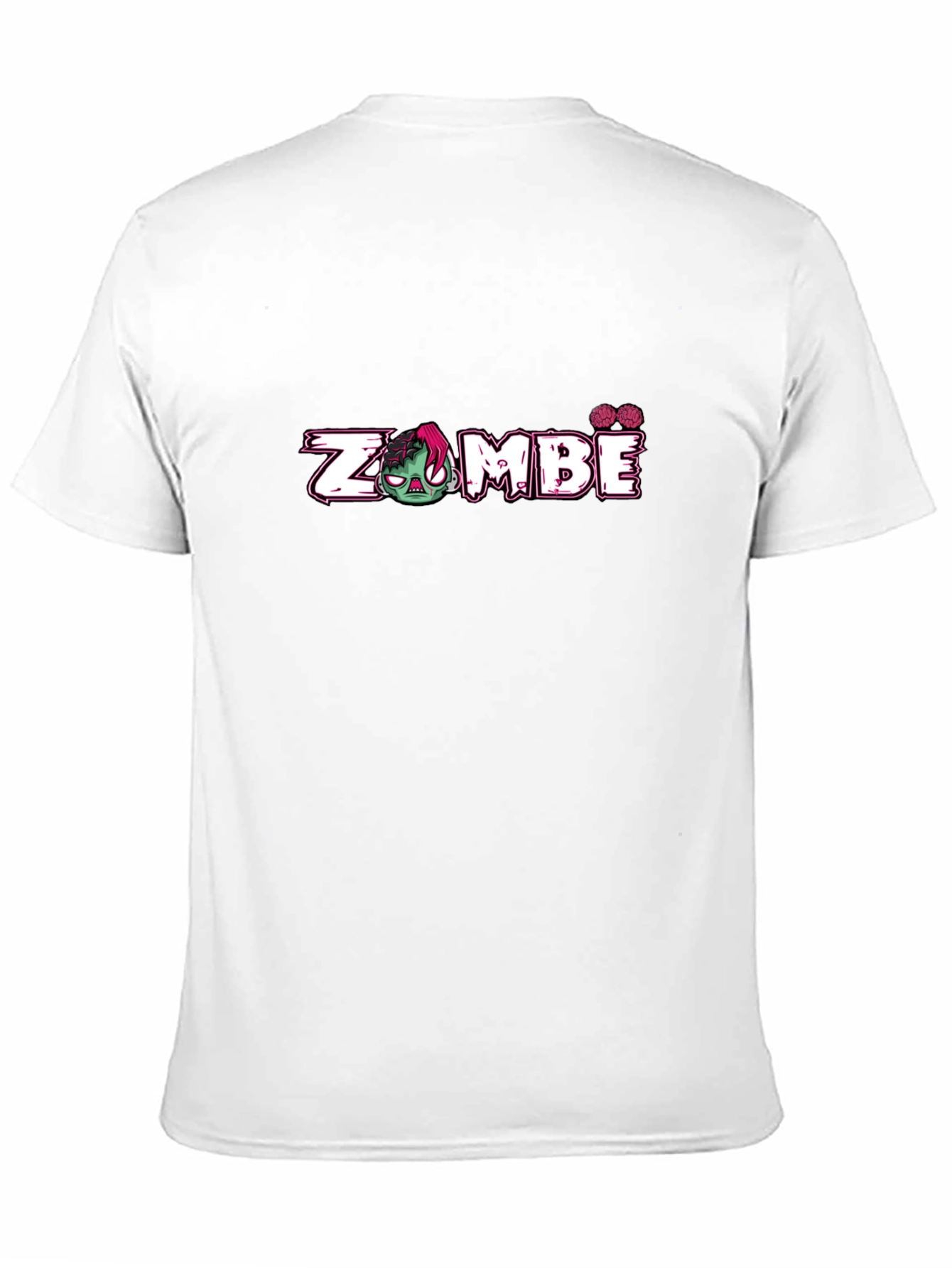 Zombie Graphic Print Black T-Shirt
