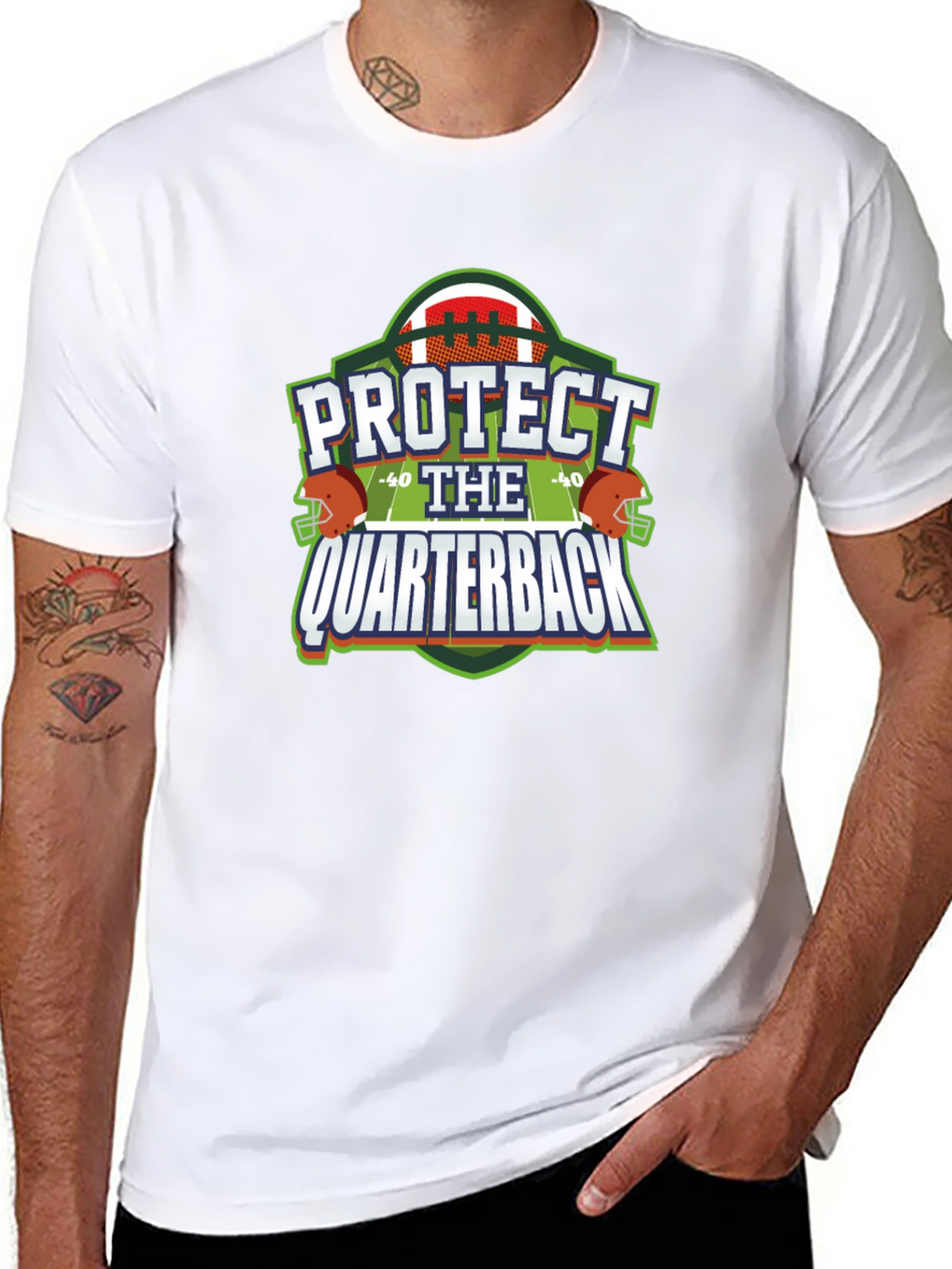 Protect the Quarterback Football T-Shirt