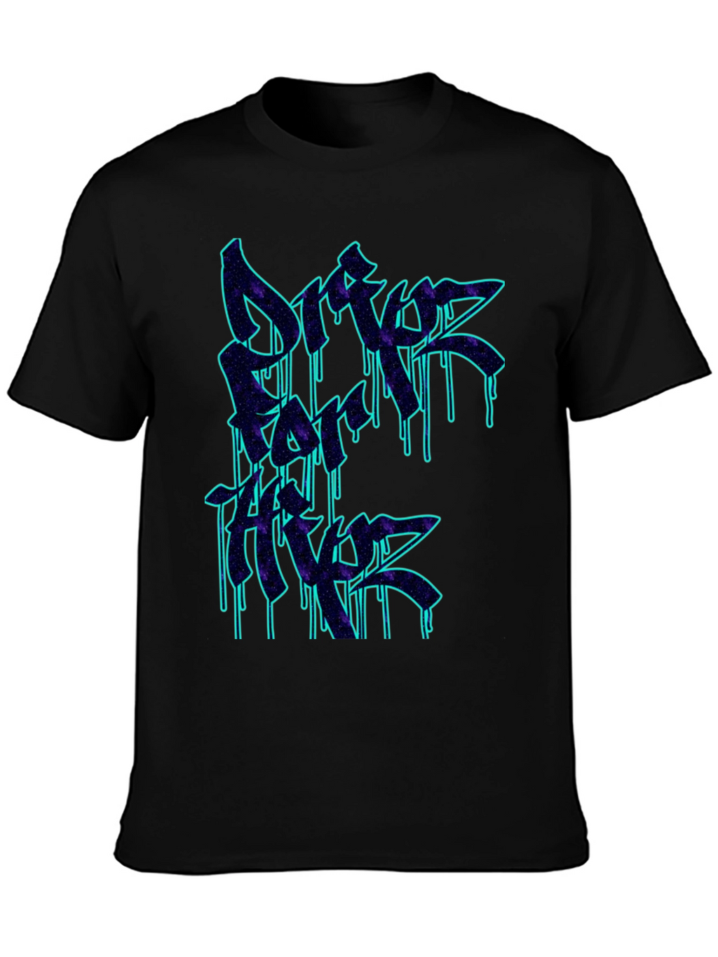 Drift Forever Tee - Neon Graffiti Style