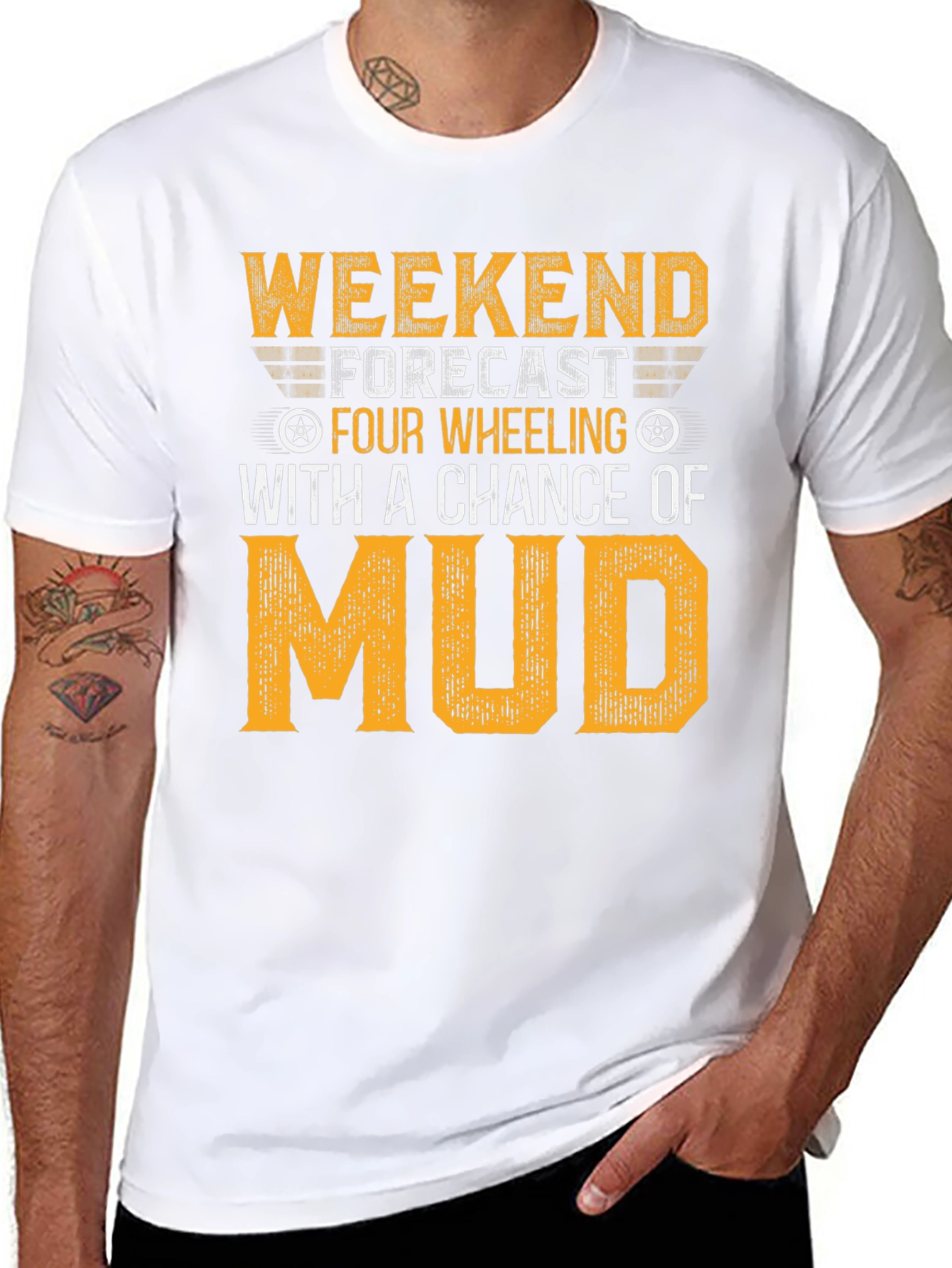 Weekend Forecast Four Wheeling T-Shirt
