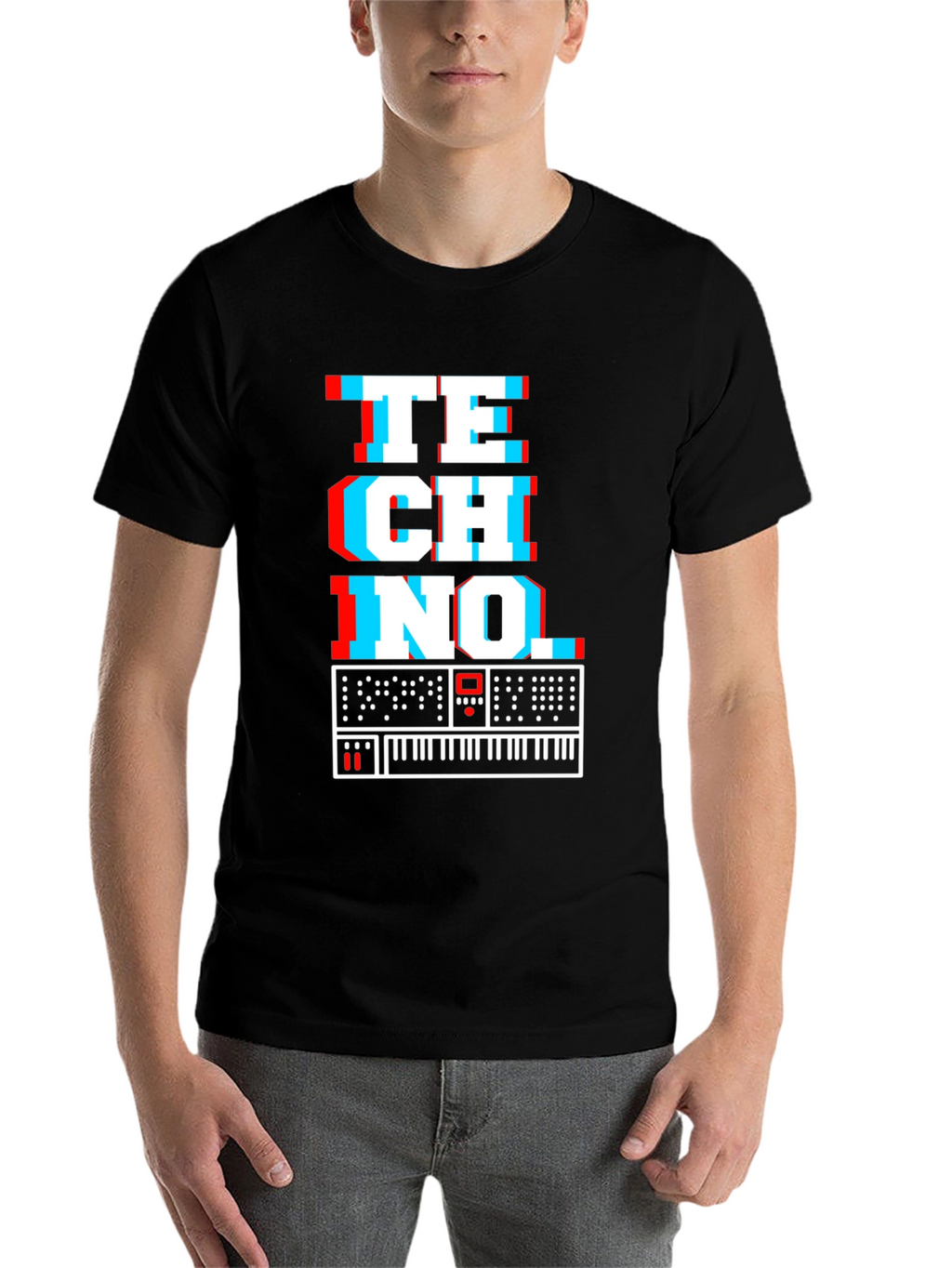Retro Techno Synthesizer T-Shirt