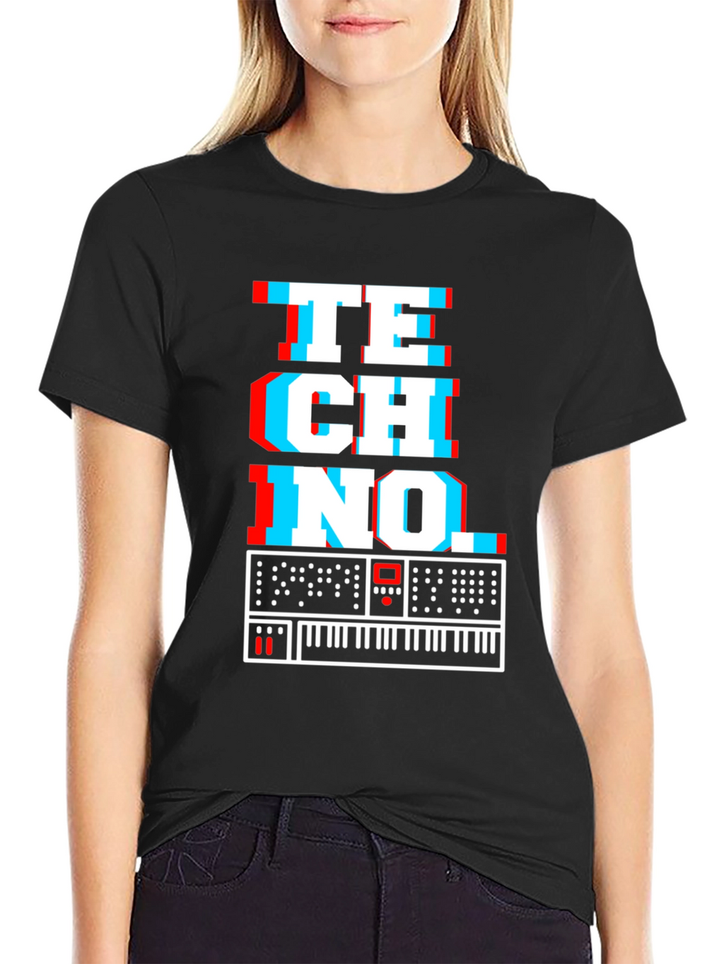 Retro Techno Synthesizer T-Shirt