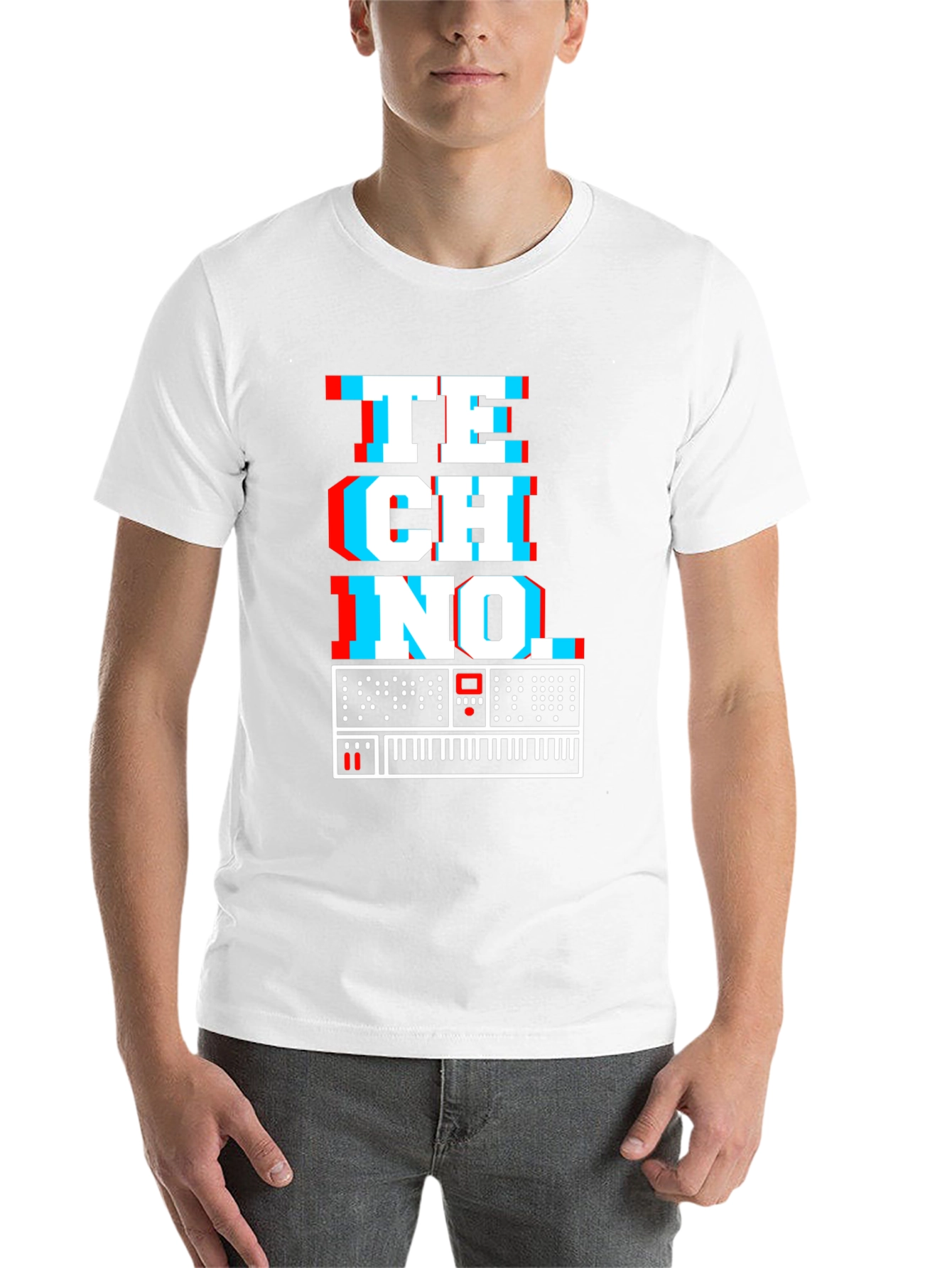 Retro Techno Synthesizer T-Shirt