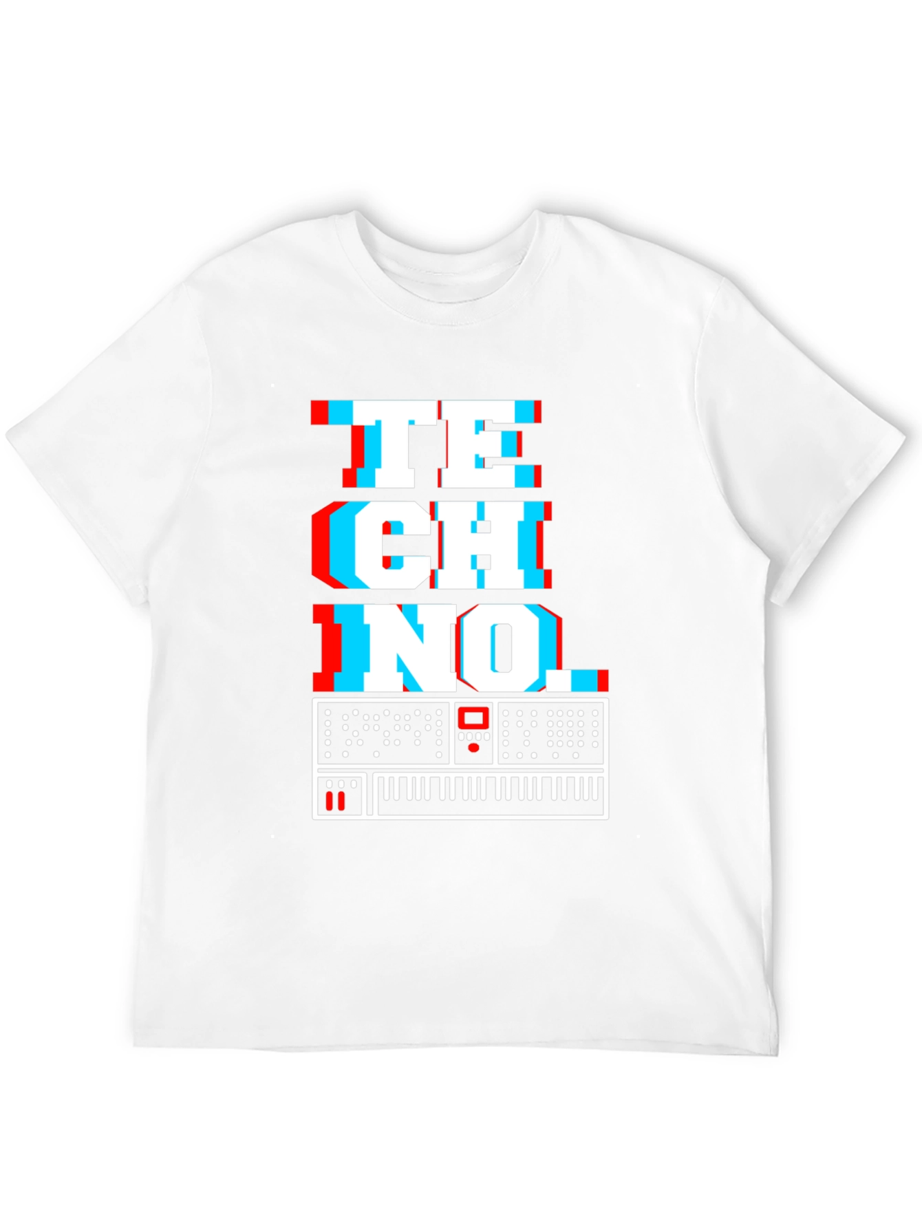 Retro Techno Synthesizer T-Shirt