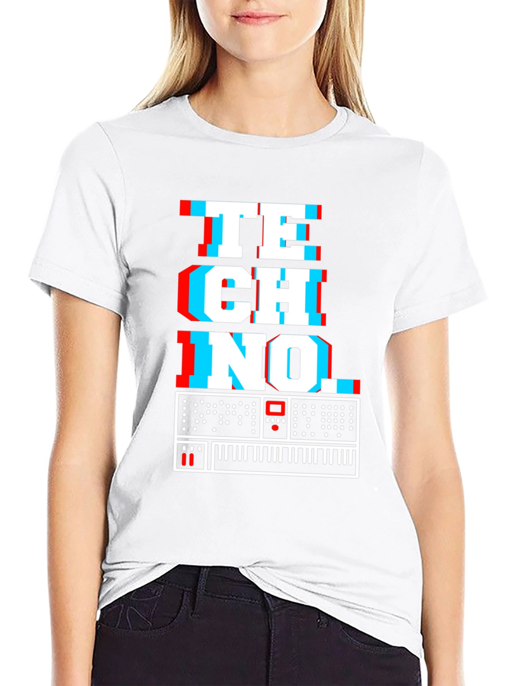 Retro Techno Synthesizer T-Shirt