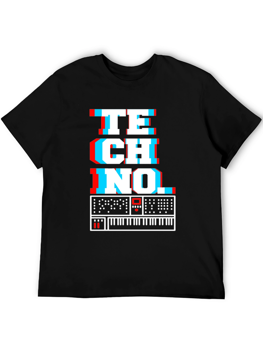 Retro Techno Synthesizer T-Shirt