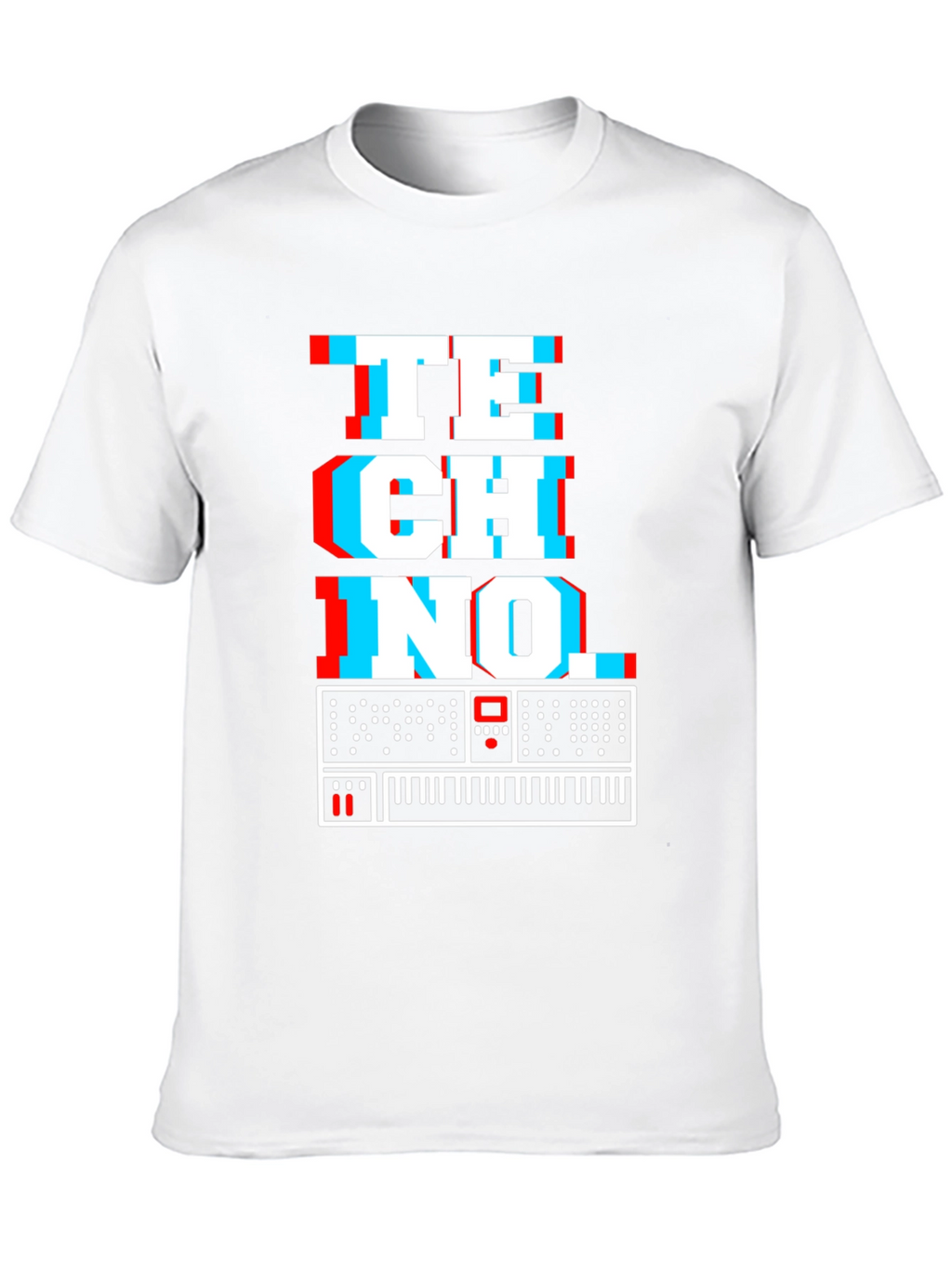 Retro Techno Synthesizer T-Shirt