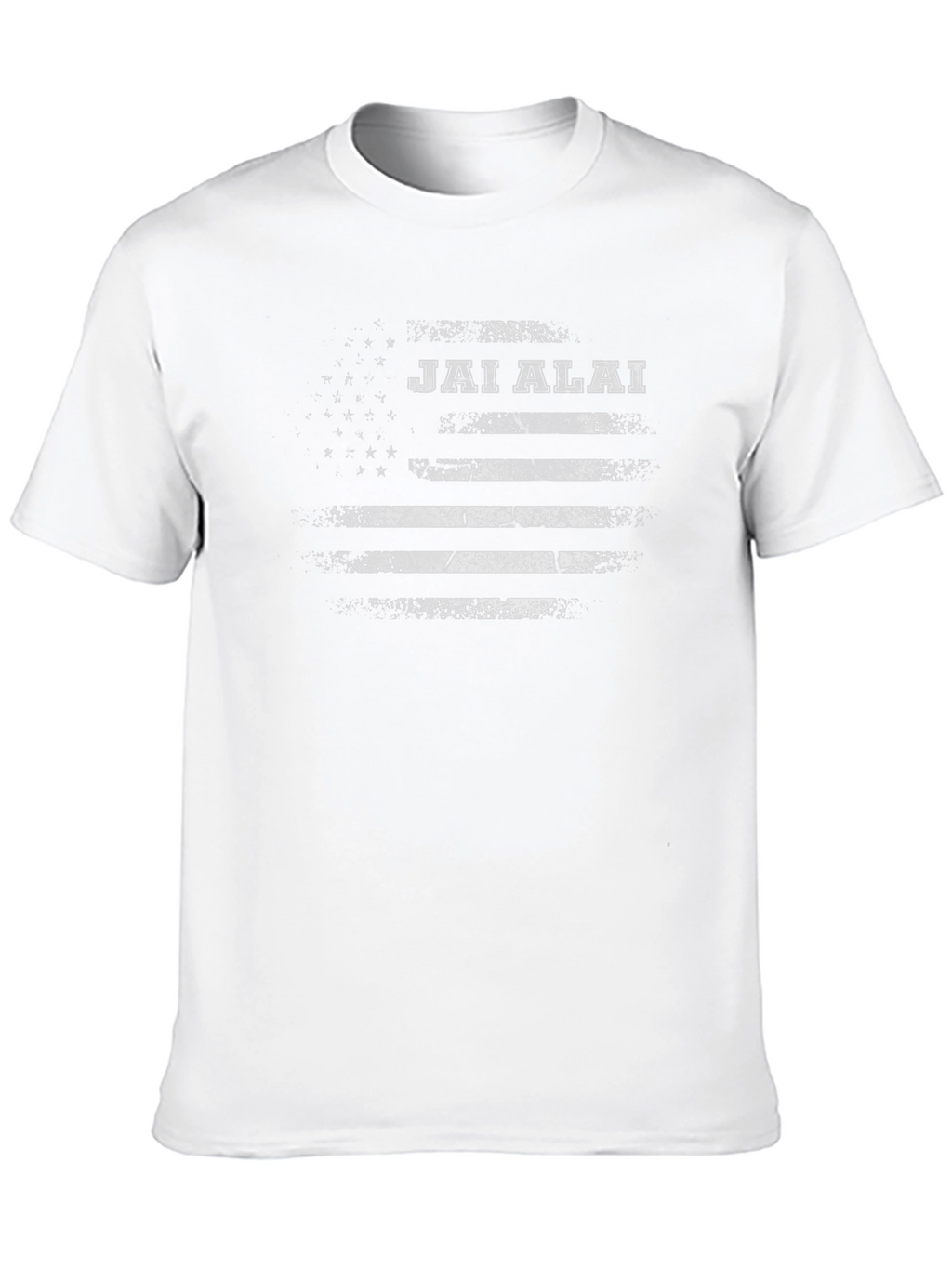 Jai Alai American Flag Graphic T-Shirt
