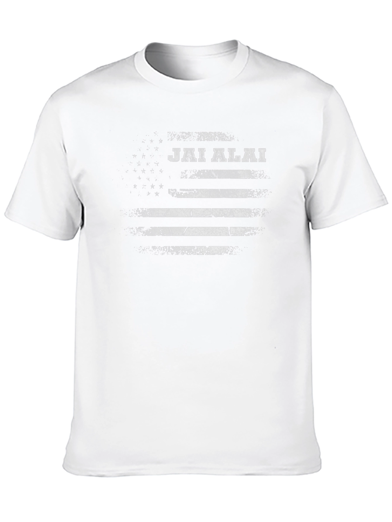 Jai Alai American Flag Graphic T-Shirt