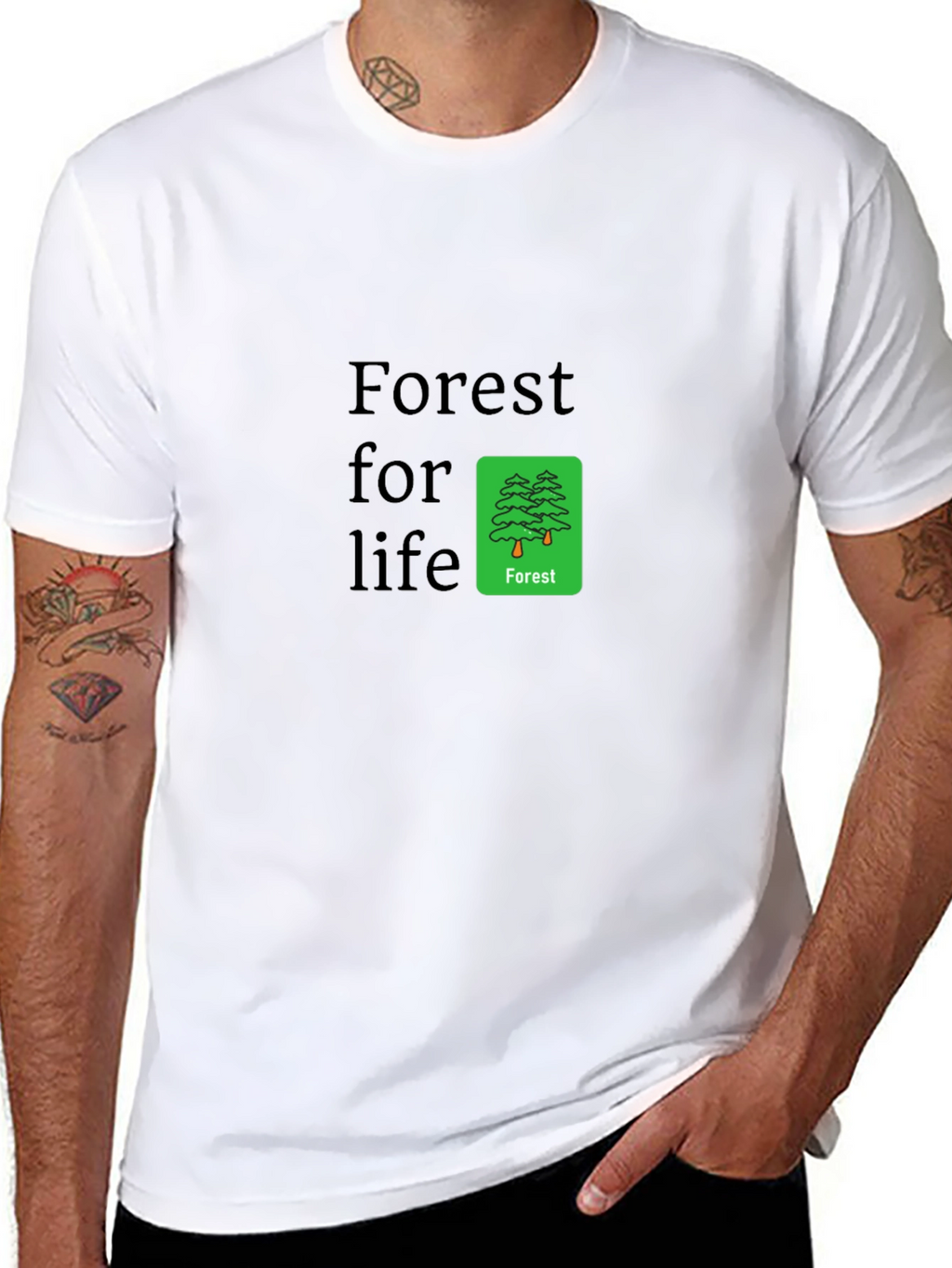 Forest For Life T-Shirt - Eco-Friendly Design