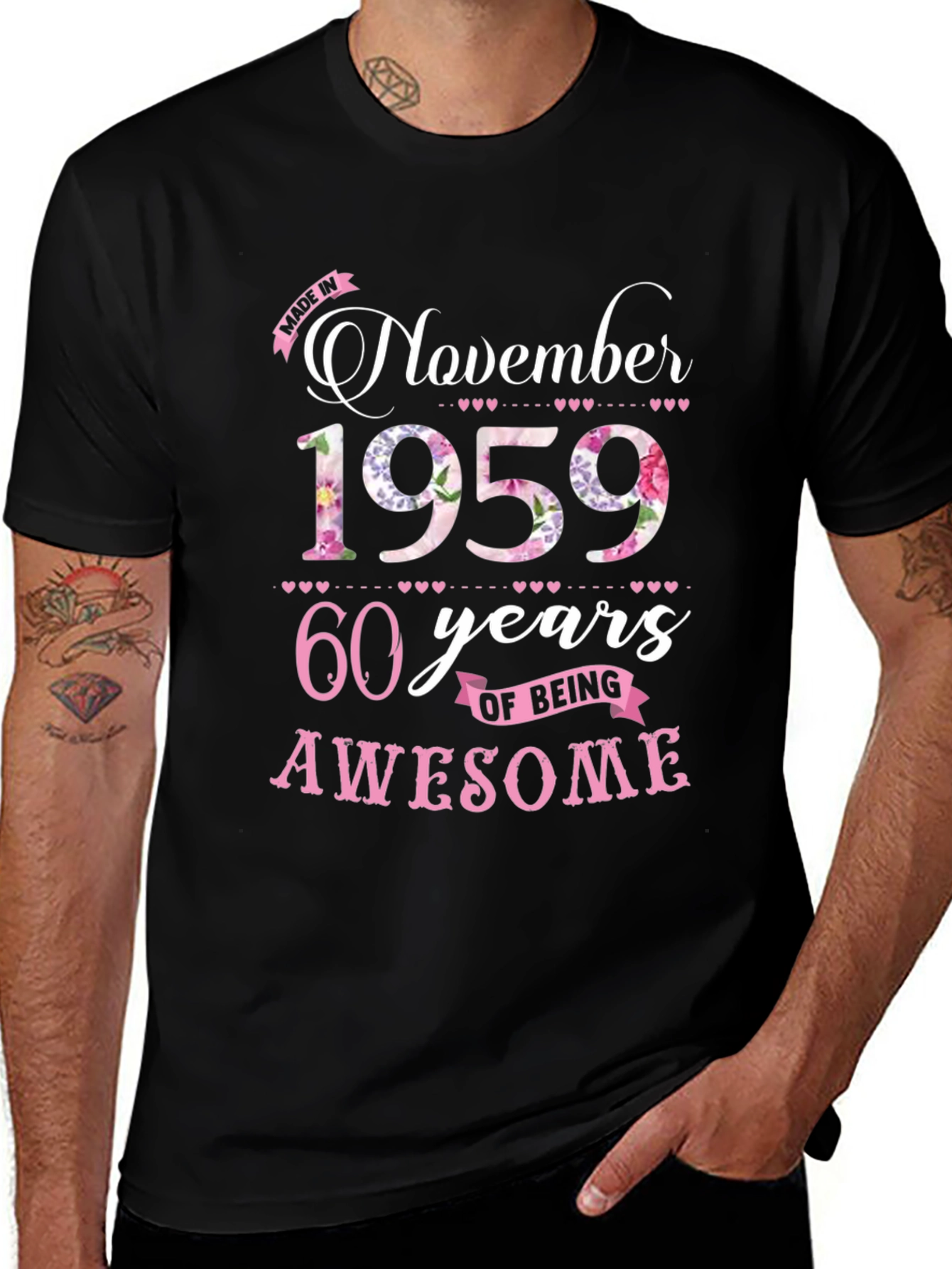 November 1959 60th Birthday T-Shirt