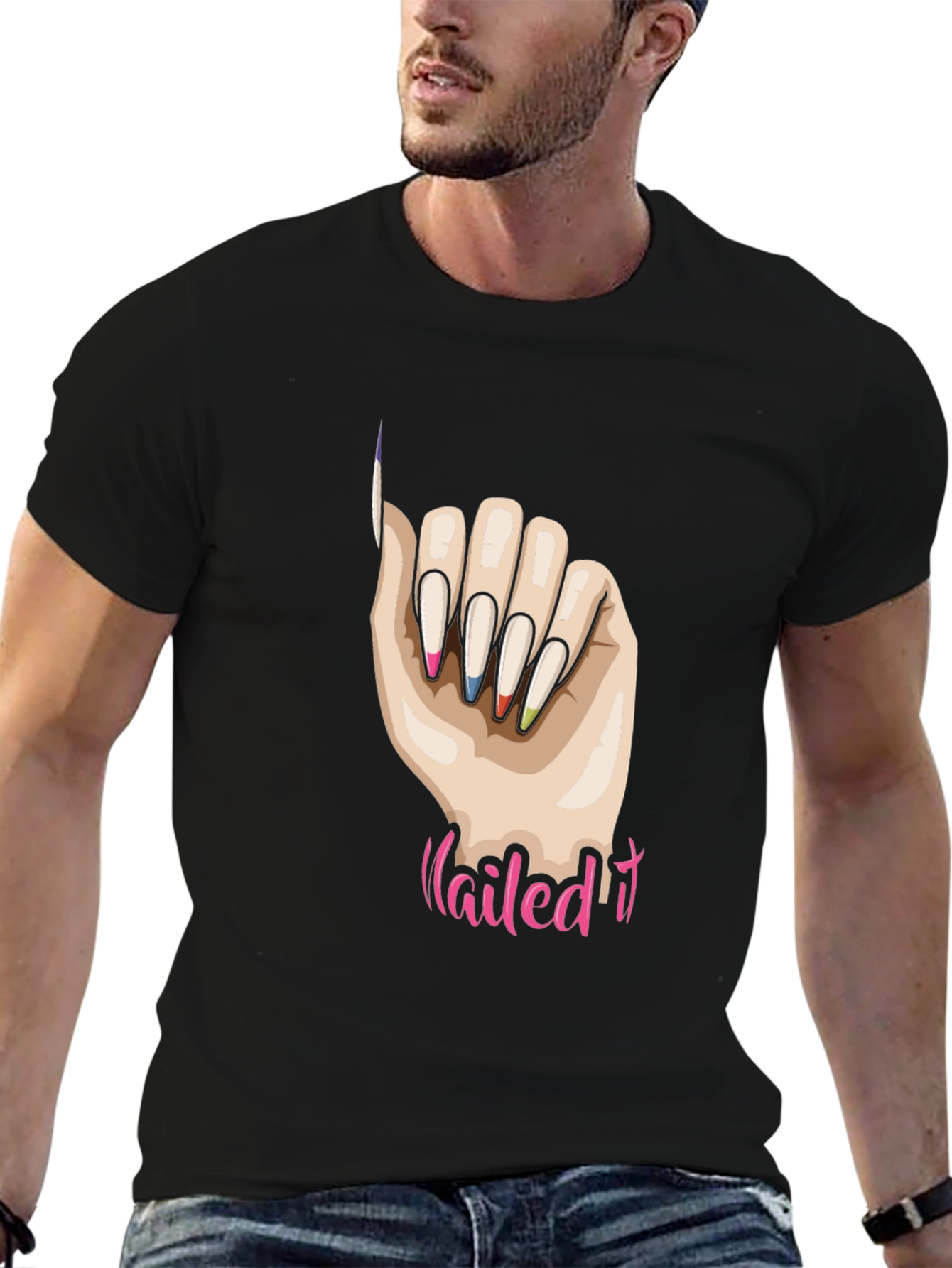 Nailed It Graphic Tee - Stylish Unisex T-Shirt