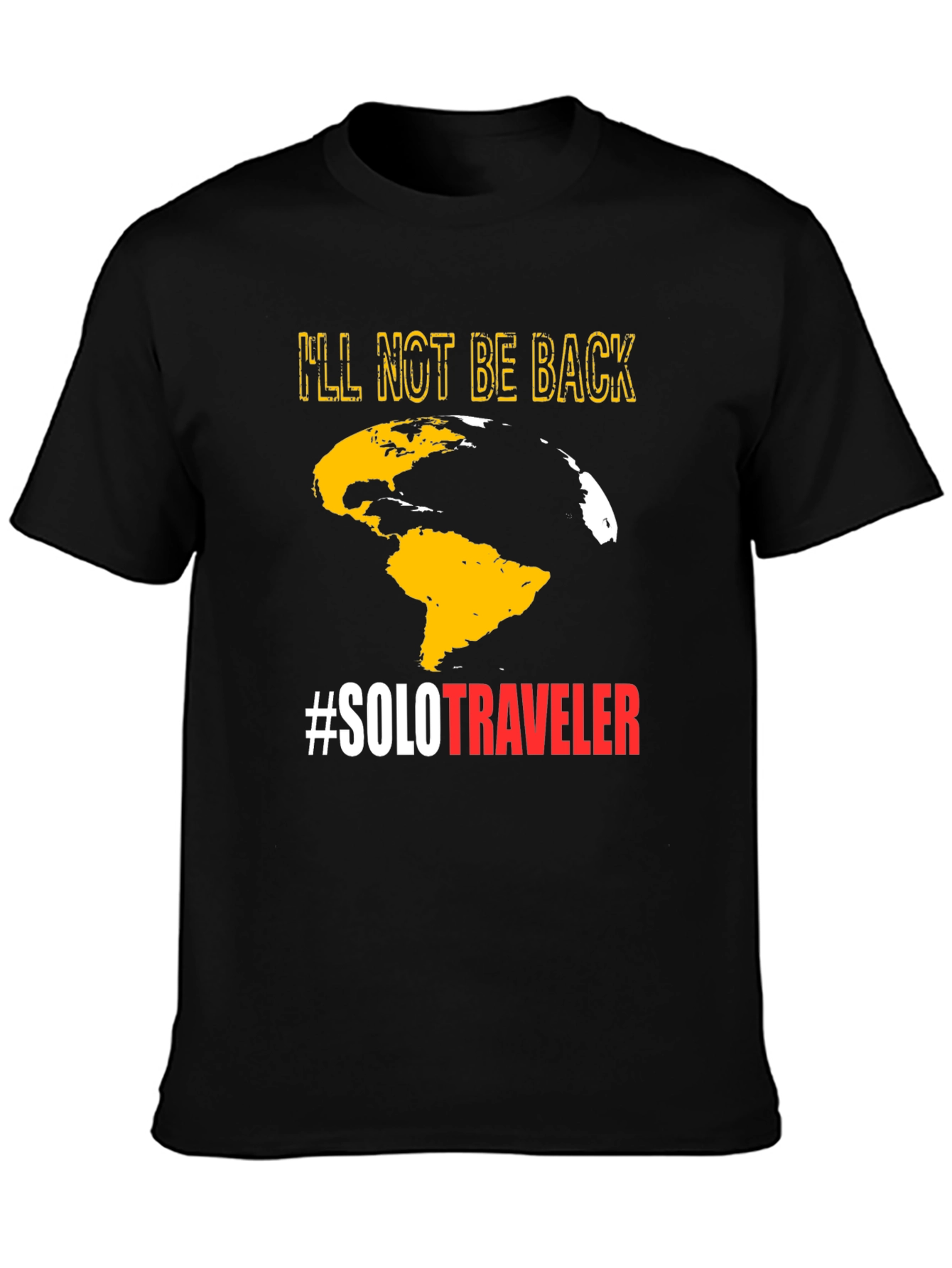 Solo Traveler T-Shirt - Globe Graphic Tee