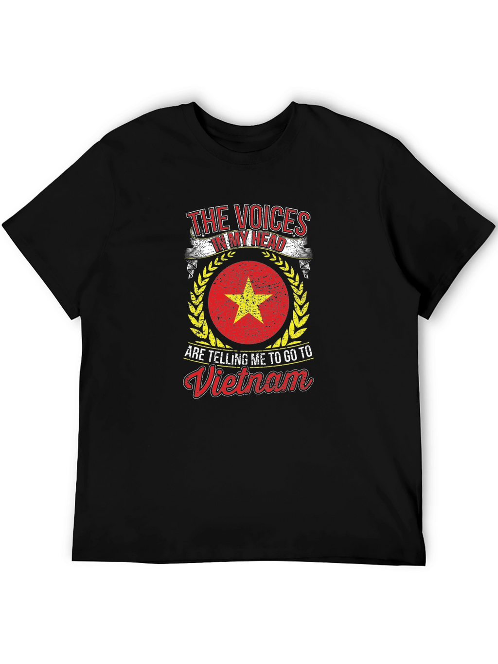 Vietnam Flag T-Shirt - Voices in My Head
