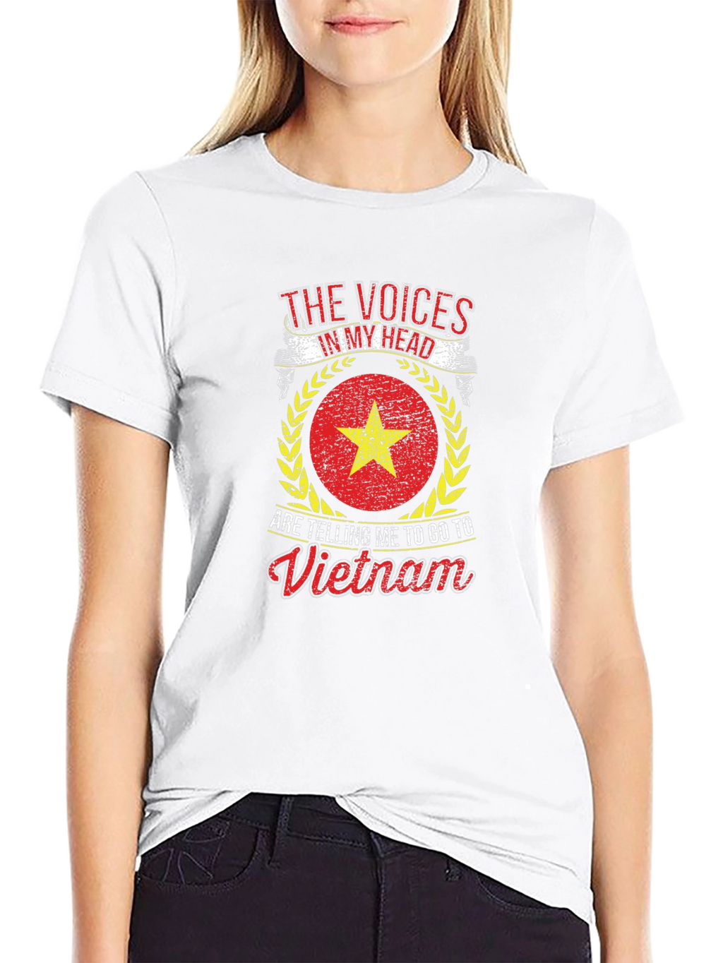 Vietnam Flag T-Shirt - Voices in My Head